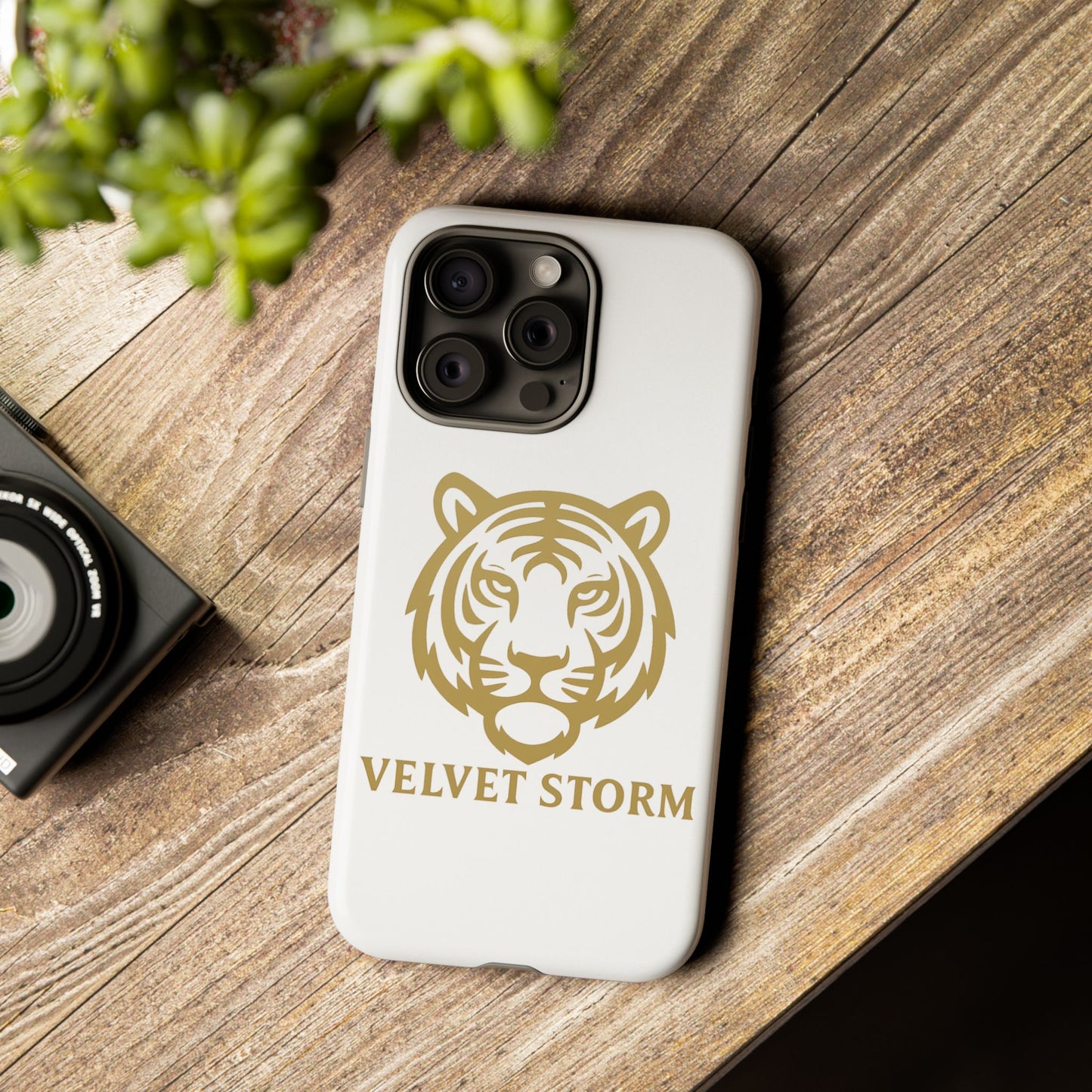 Stylish Phone Case for Tough Protection, Tiger Design, Velvet Storm, Gifts for Animal Lovers, Unique Phone Accessories