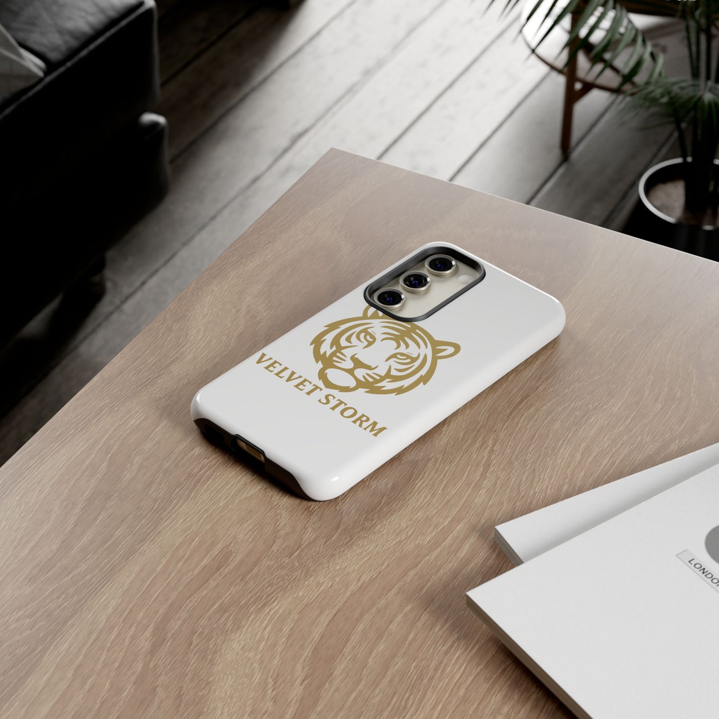 Stylish Phone Case for Tough Protection, Tiger Design, Velvet Storm, Gifts for Animal Lovers, Unique Phone Accessories