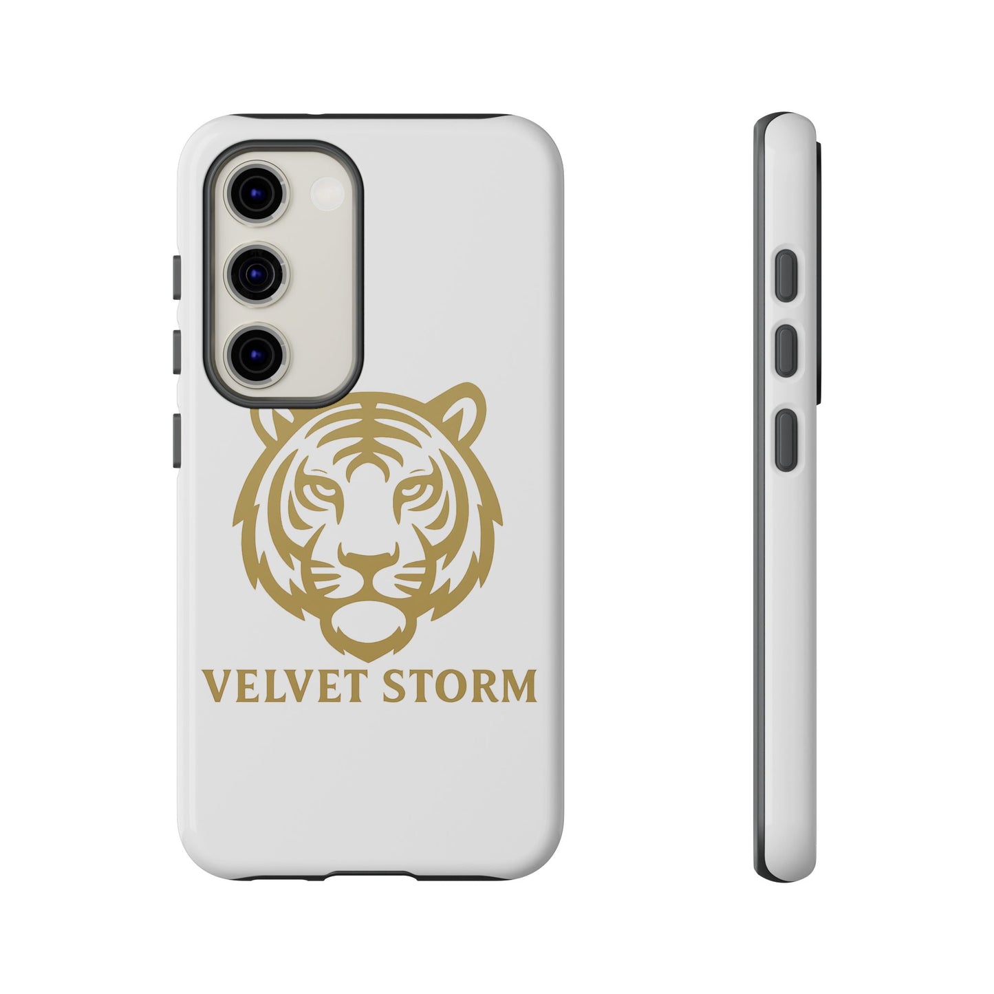 Stylish Phone Case for Tough Protection, Tiger Design, Velvet Storm, Gifts for Animal Lovers, Unique Phone Accessories