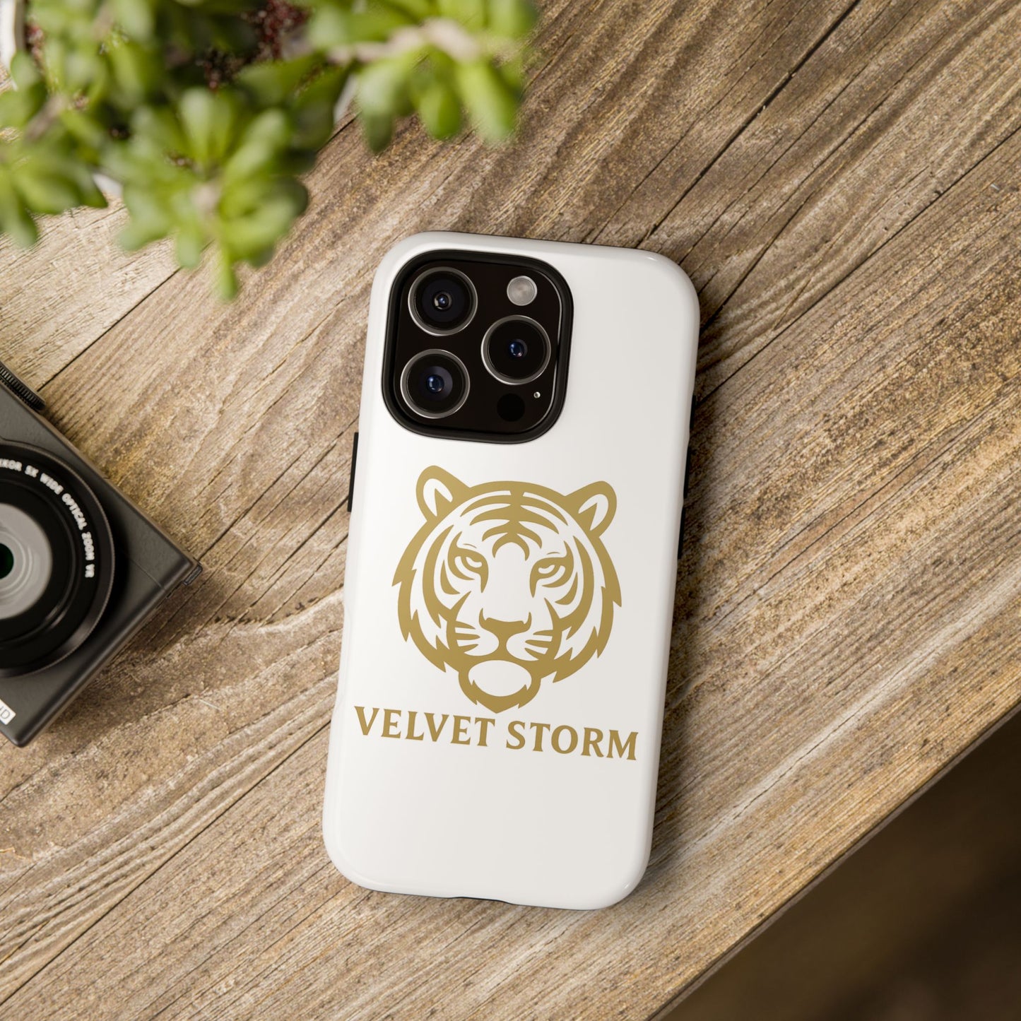 Stylish Phone Case for Tough Protection, Tiger Design, Velvet Storm, Gifts for Animal Lovers, Unique Phone Accessories