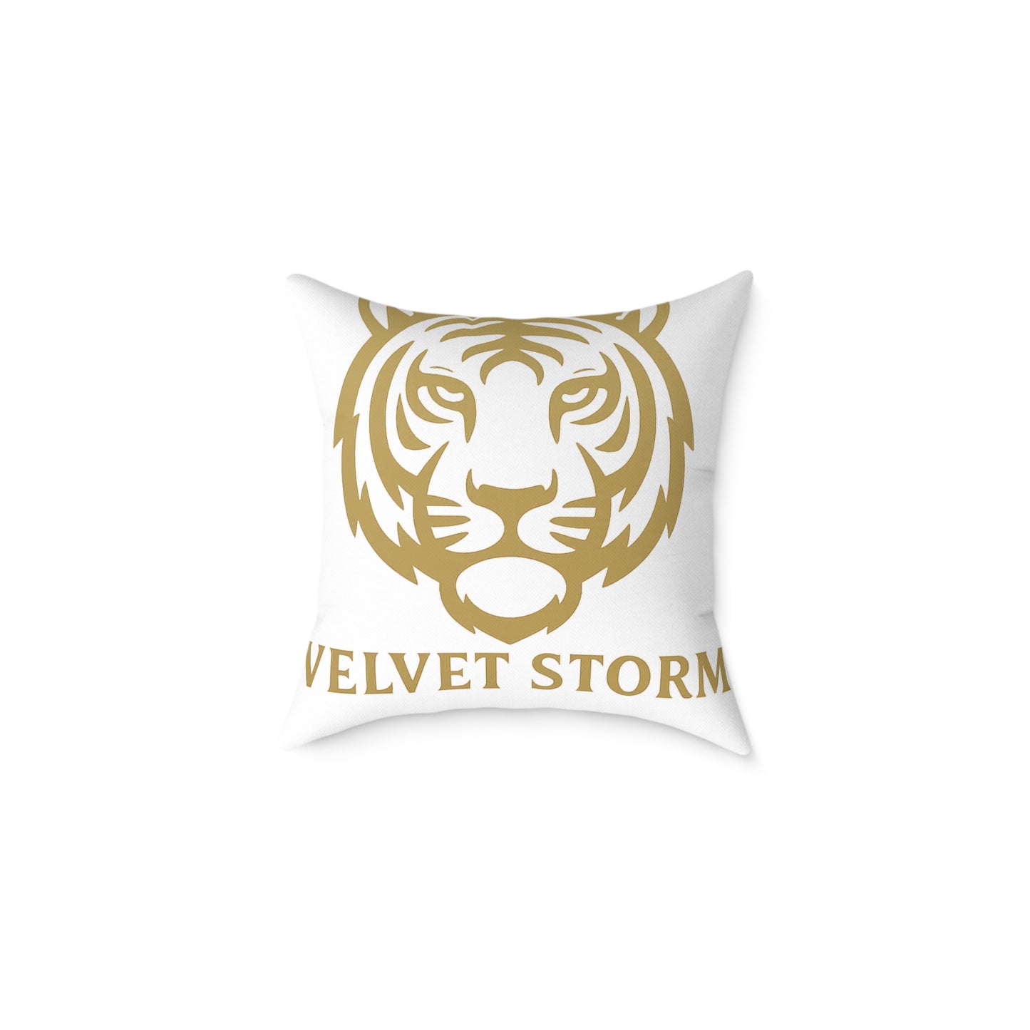 Bold Tiger Print Poly Canvas Pillow, Decorative Throw Pillow, Living Room Accent, Gift for Animal Lovers, Modern Home Decor