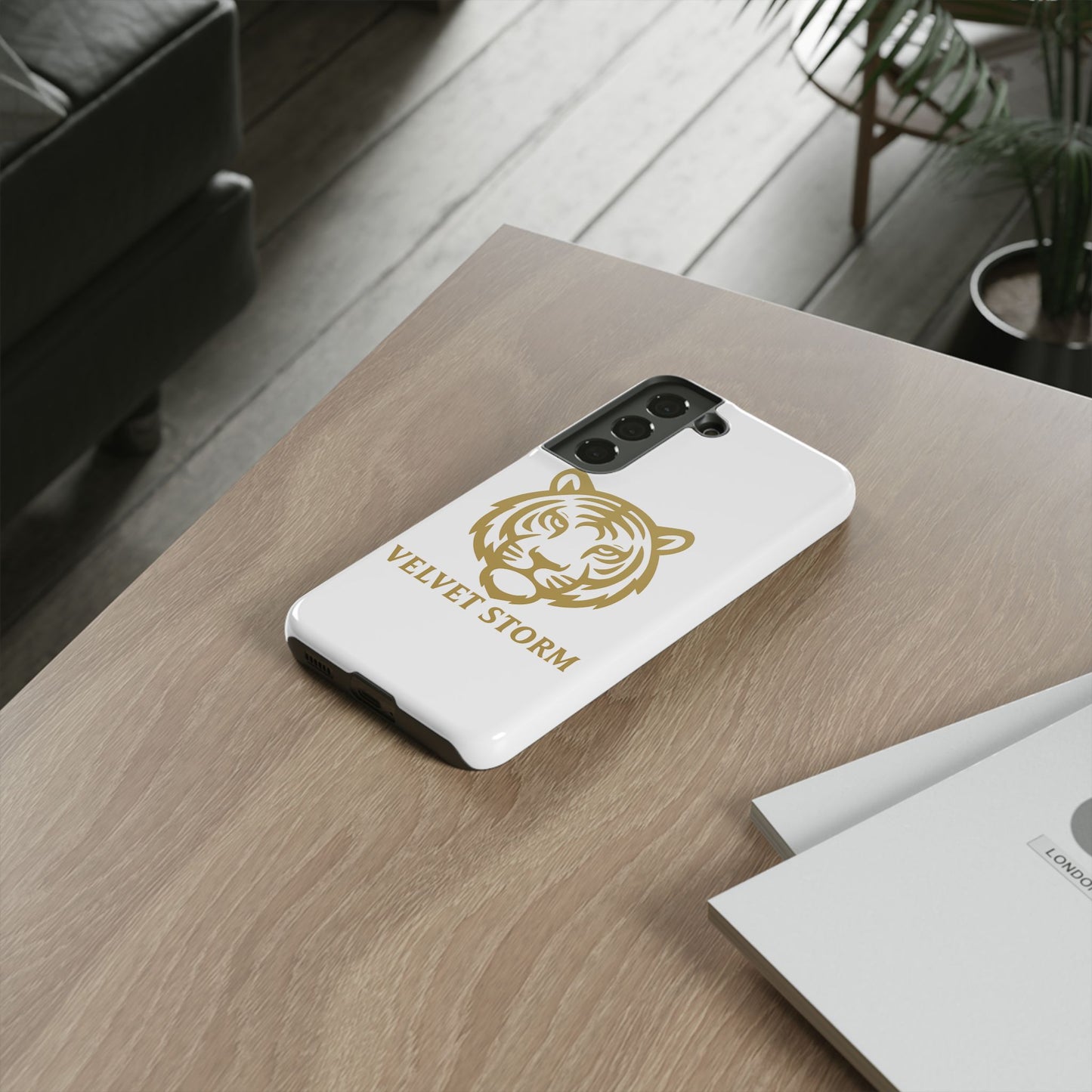 Stylish Phone Case for Tough Protection, Tiger Design, Velvet Storm, Gifts for Animal Lovers, Unique Phone Accessories