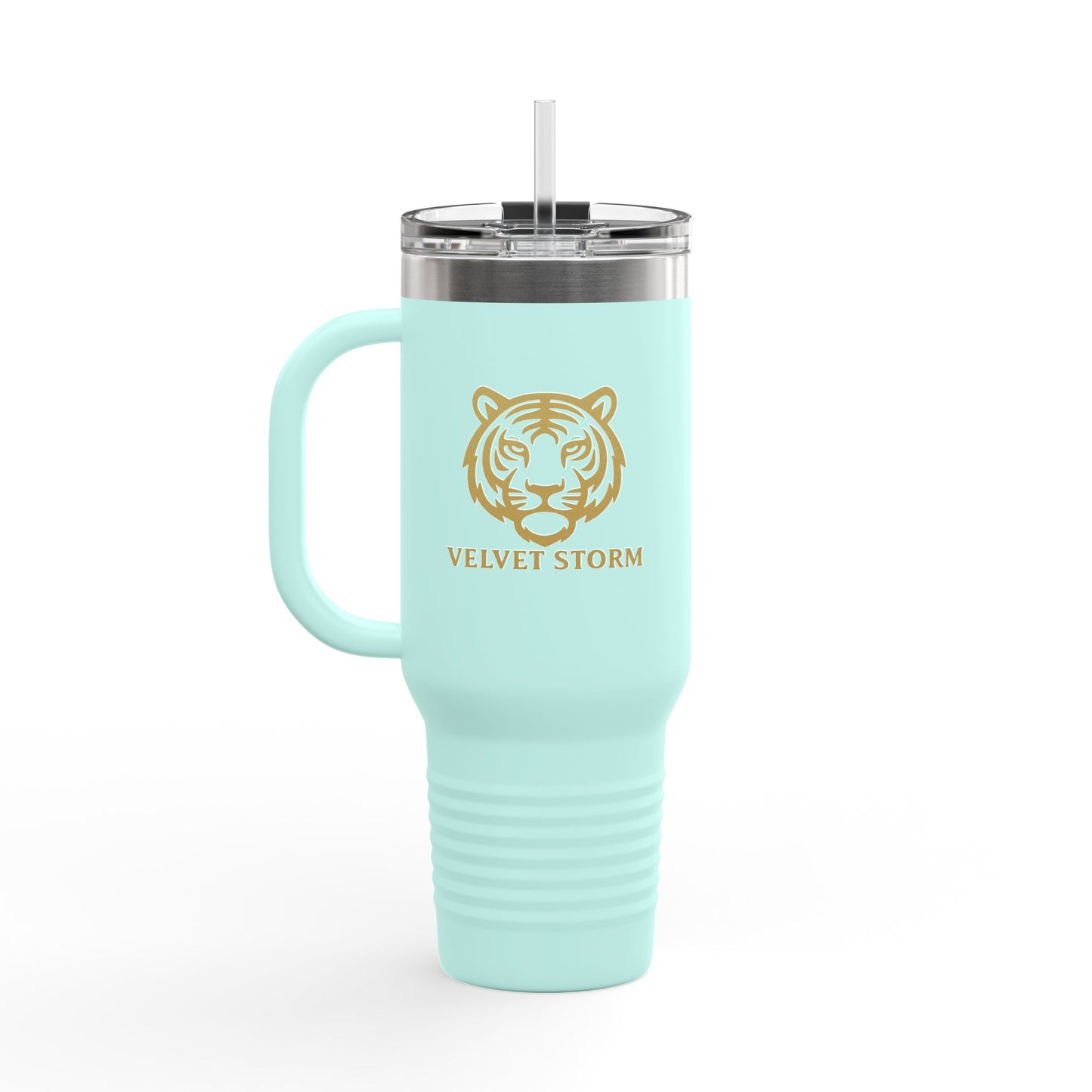 Travel Mug with Tiger Design | Insulated 40oz Cup | Perfect for Adventures, Gifting, and Daily Use