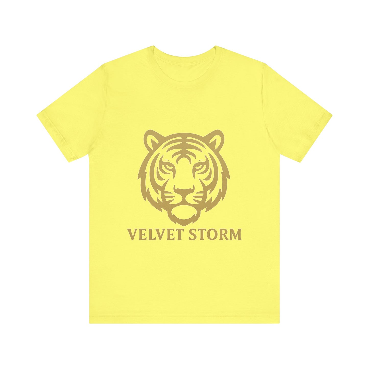 Stylish Tiger Print Tee, Unisex Jersey T-Shirt, Relaxed Fit Top, Gift for Wildlife Lovers, Casual Wear