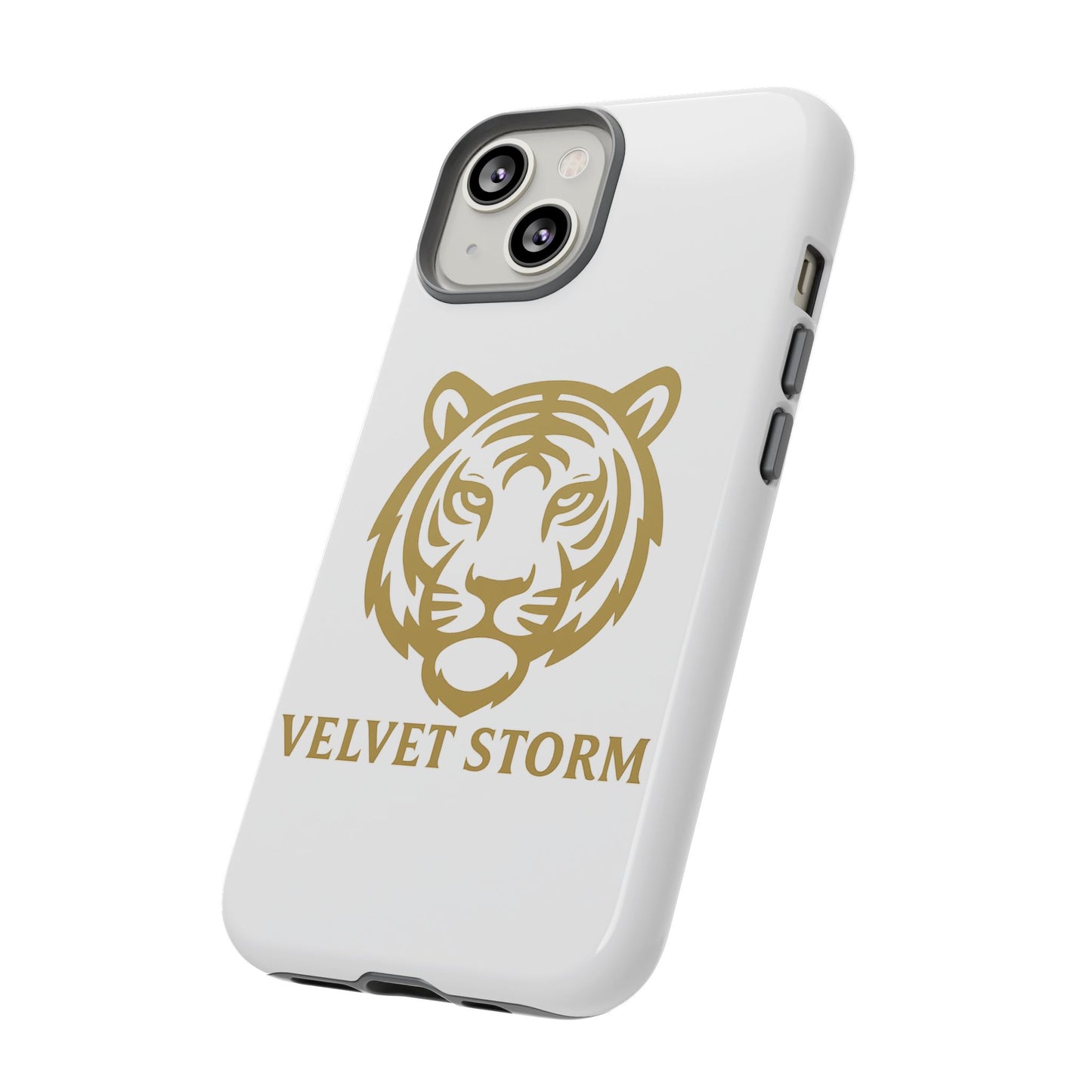 Stylish Phone Case for Tough Protection, Tiger Design, Velvet Storm, Gifts for Animal Lovers, Unique Phone Accessories