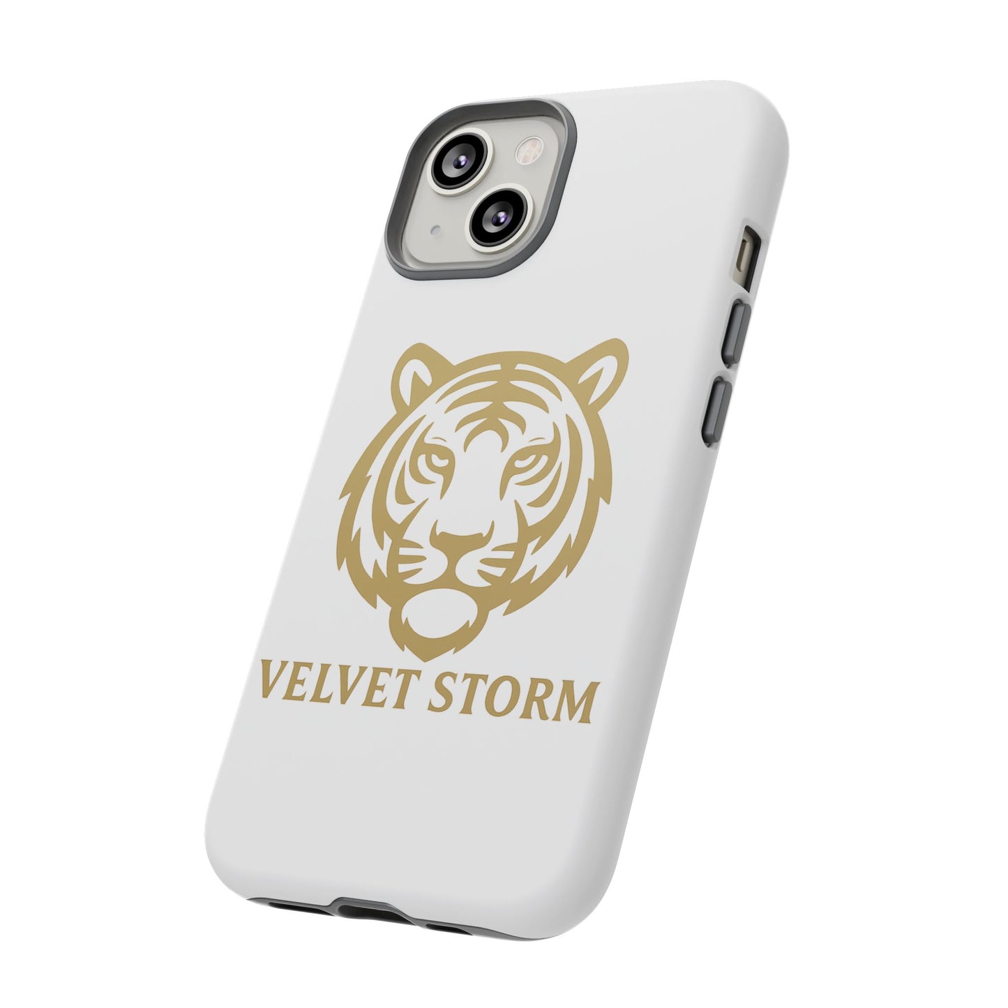 Stylish Phone Case for Tough Protection, Tiger Design, Velvet Storm, Gifts for Animal Lovers, Unique Phone Accessories