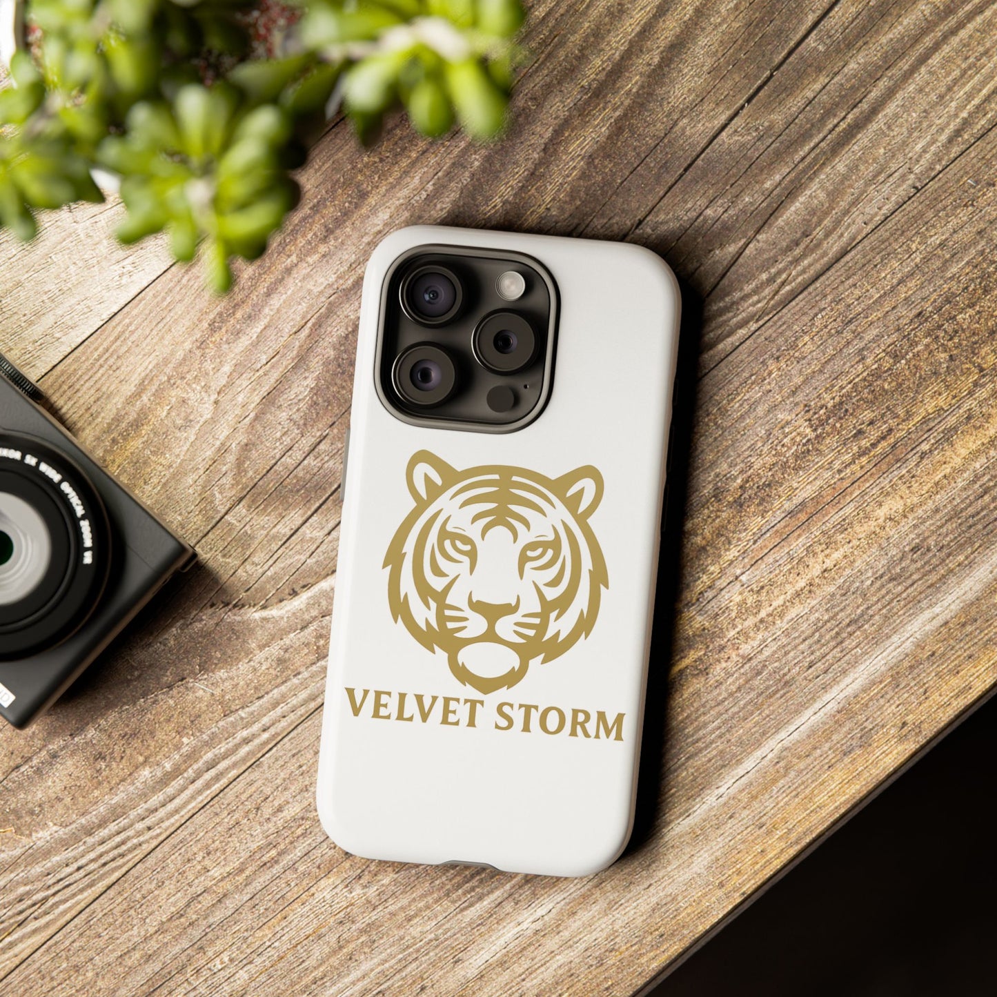 Stylish Phone Case for Tough Protection, Tiger Design, Velvet Storm, Gifts for Animal Lovers, Unique Phone Accessories