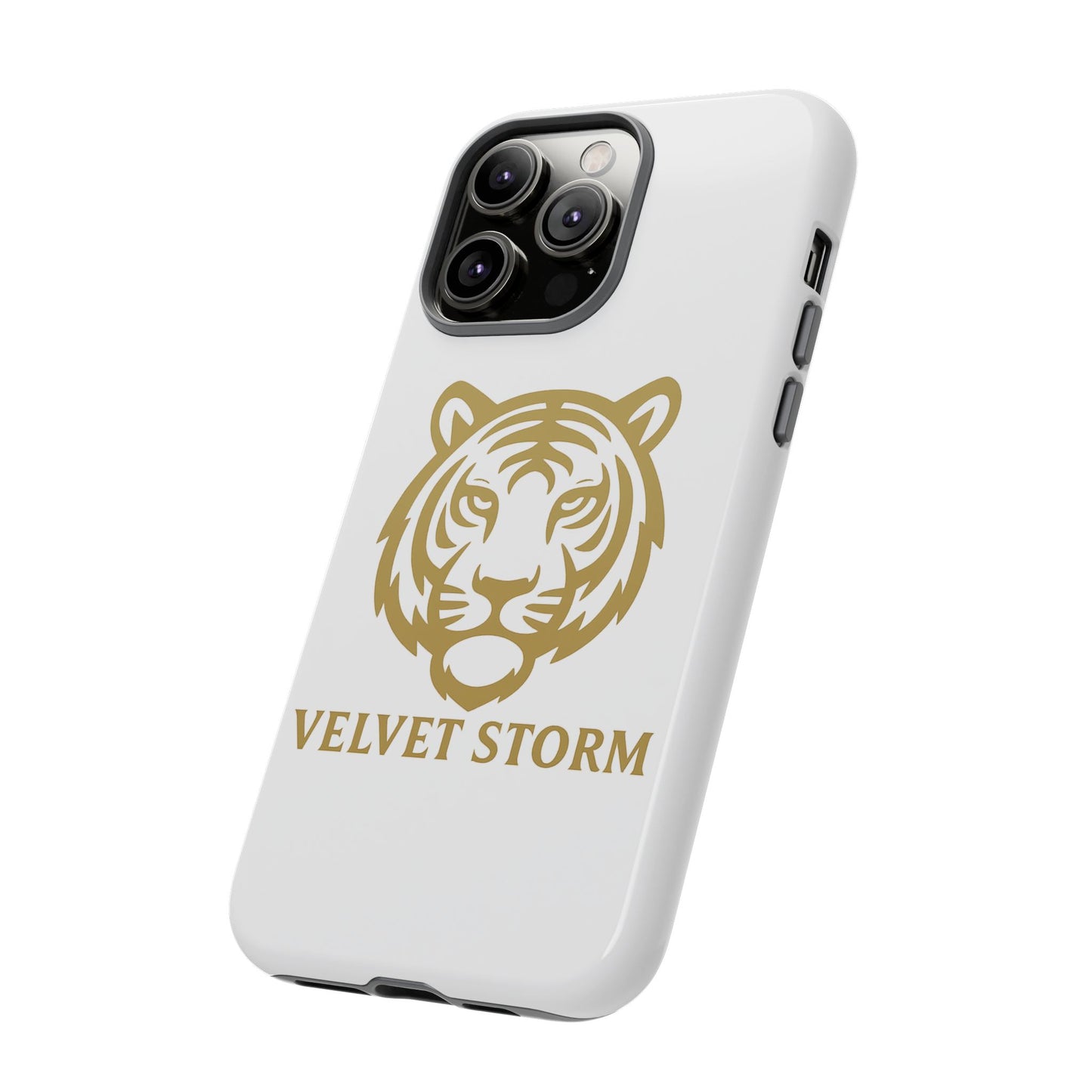 Stylish Phone Case for Tough Protection, Tiger Design, Velvet Storm, Gifts for Animal Lovers, Unique Phone Accessories