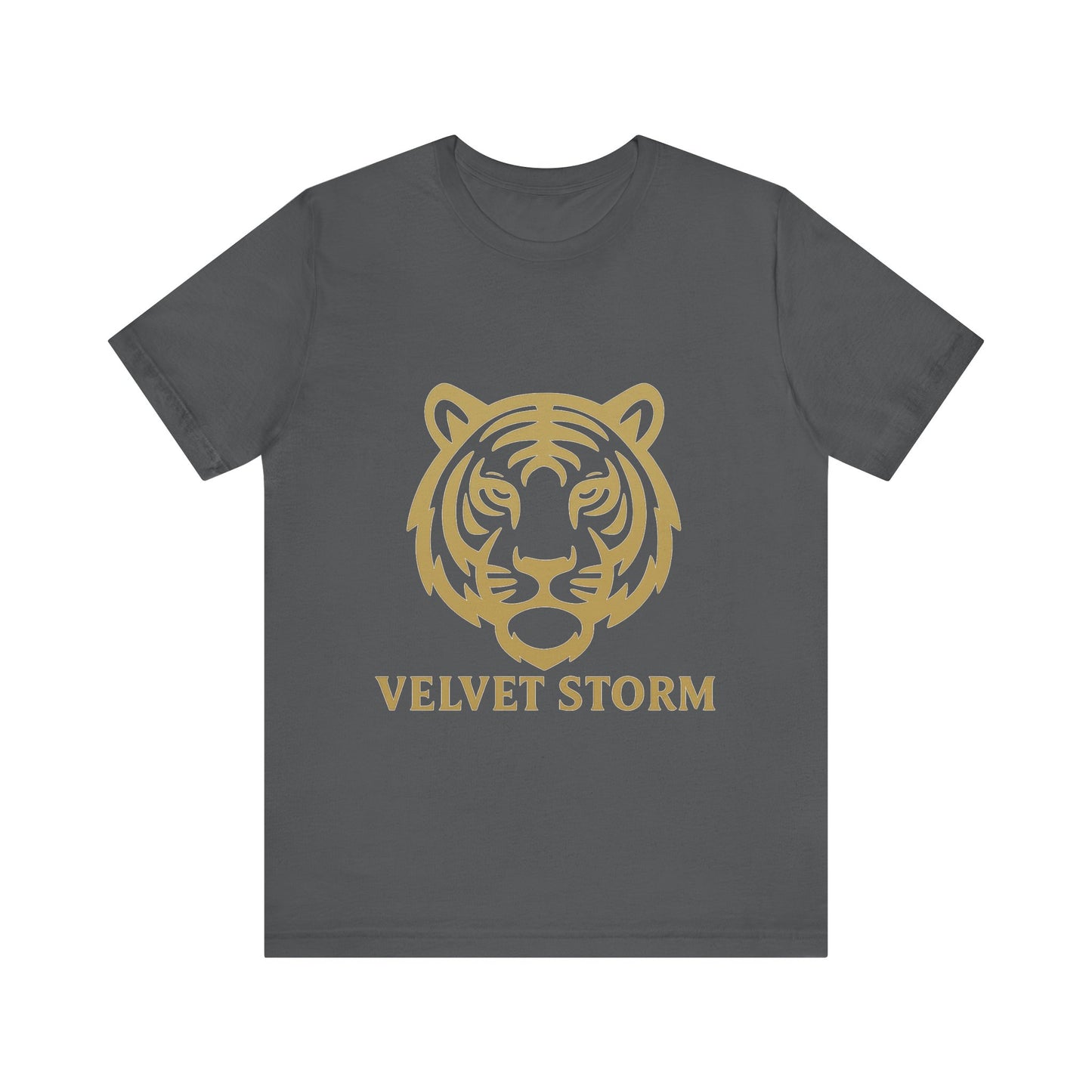 Stylish Tiger Print Tee, Unisex Jersey T-Shirt, Relaxed Fit Top, Gift for Wildlife Lovers, Casual Wear