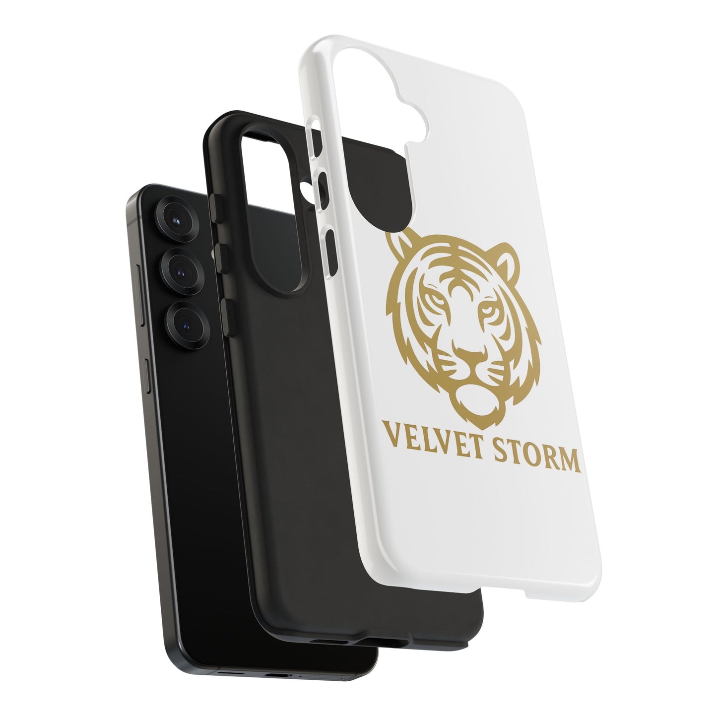 Stylish Phone Case for Tough Protection, Tiger Design, Velvet Storm, Gifts for Animal Lovers, Unique Phone Accessories