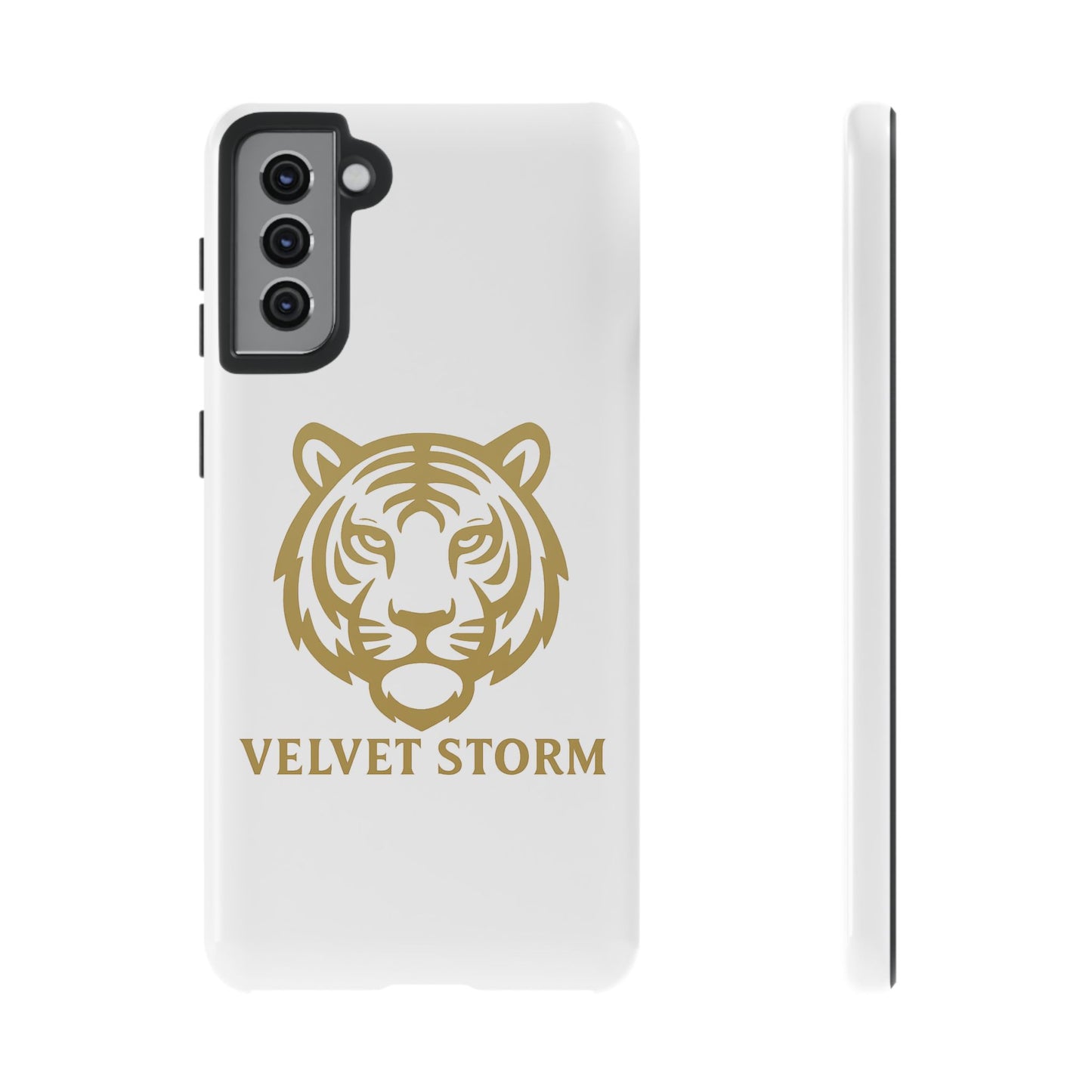 Stylish Phone Case for Tough Protection, Tiger Design, Velvet Storm, Gifts for Animal Lovers, Unique Phone Accessories