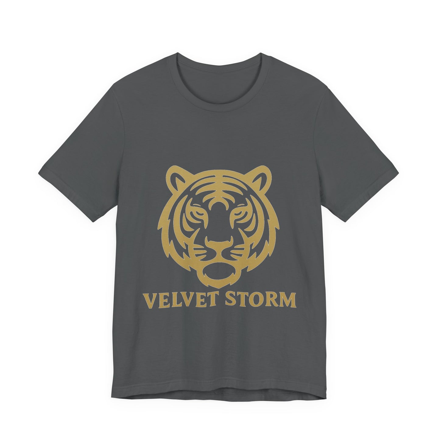 Stylish Tiger Print Tee, Unisex Jersey T-Shirt, Relaxed Fit Top, Gift for Wildlife Lovers, Casual Wear