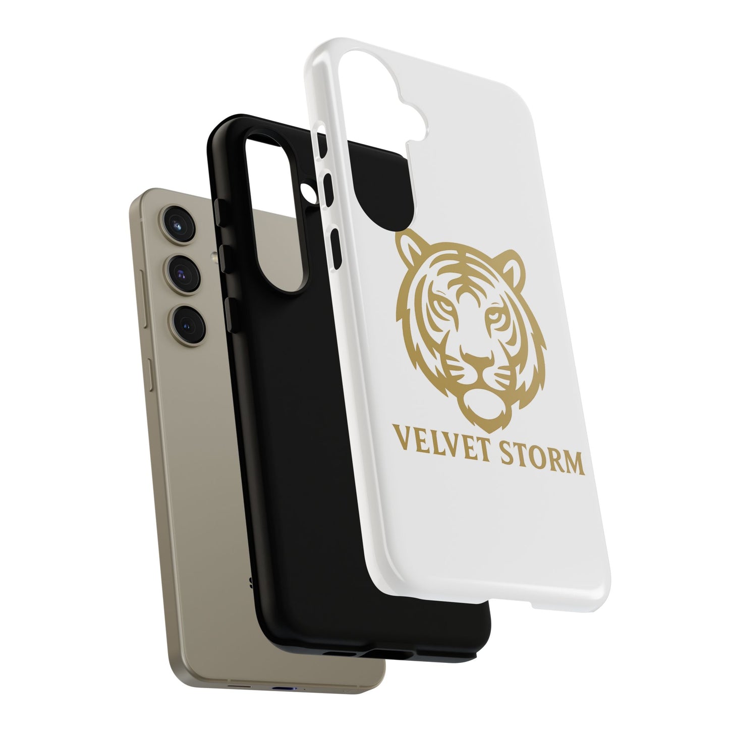 Stylish Phone Case for Tough Protection, Tiger Design, Velvet Storm, Gifts for Animal Lovers, Unique Phone Accessories