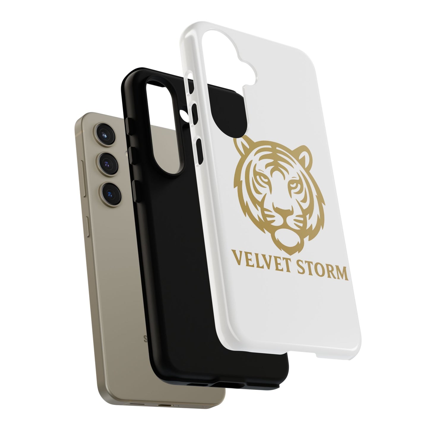 Stylish Phone Case for Tough Protection, Tiger Design, Velvet Storm, Gifts for Animal Lovers, Unique Phone Accessories