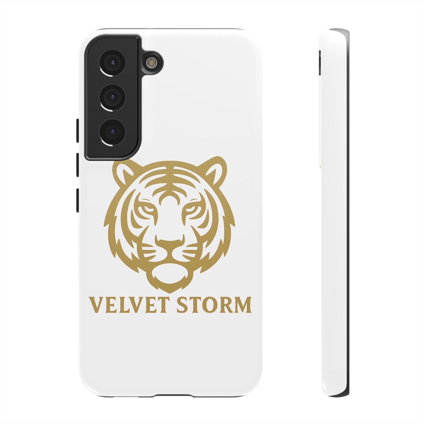 Stylish Phone Case for Tough Protection, Tiger Design, Velvet Storm, Gifts for Animal Lovers, Unique Phone Accessories