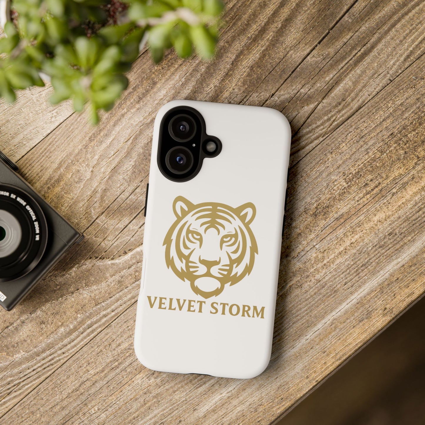 Stylish Phone Case for Tough Protection, Tiger Design, Velvet Storm, Gifts for Animal Lovers, Unique Phone Accessories