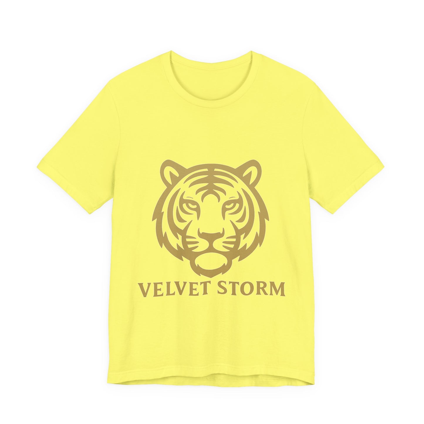 Stylish Tiger Print Tee, Unisex Jersey T-Shirt, Relaxed Fit Top, Gift for Wildlife Lovers, Casual Wear