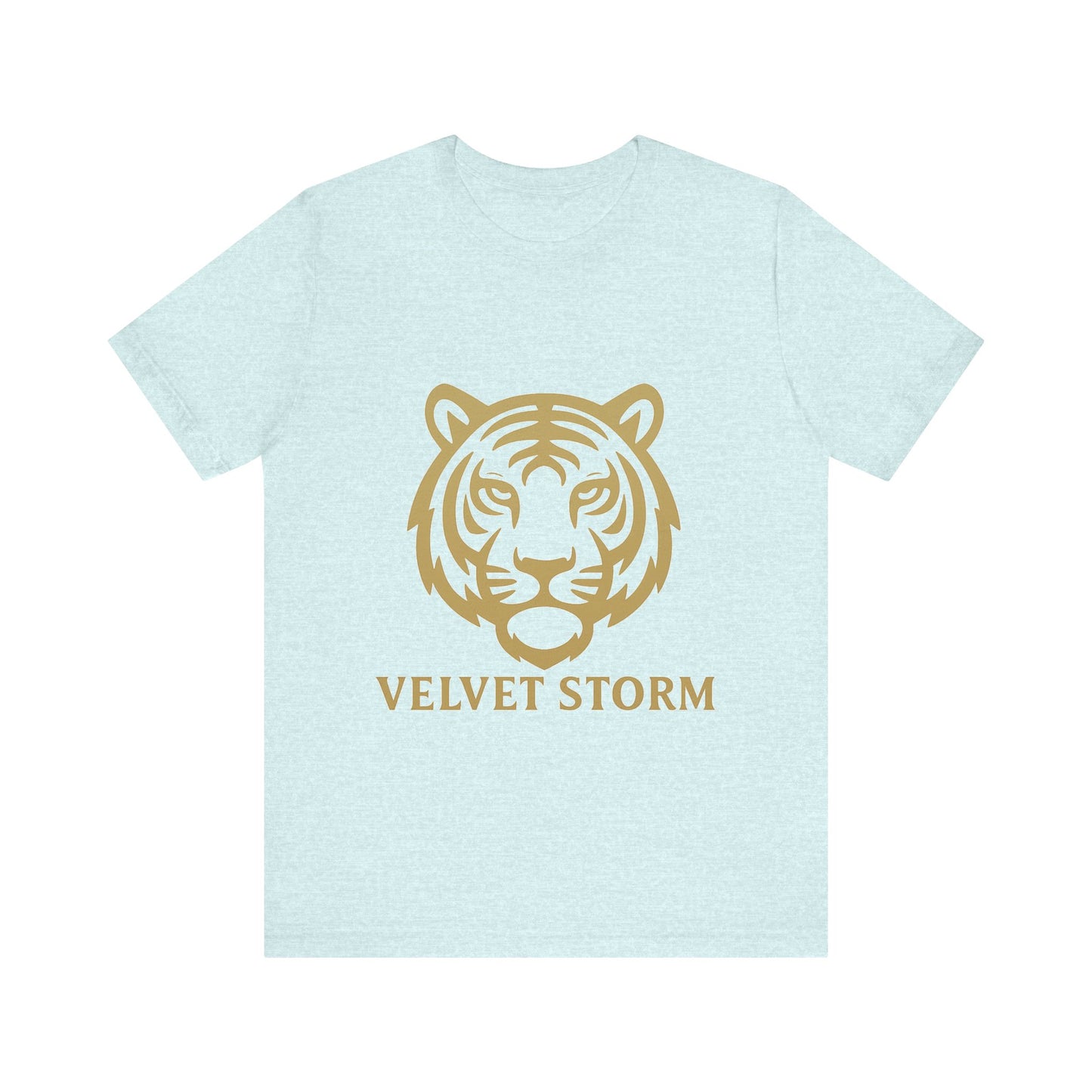 Stylish Tiger Print Tee, Unisex Jersey T-Shirt, Relaxed Fit Top, Gift for Wildlife Lovers, Casual Wear
