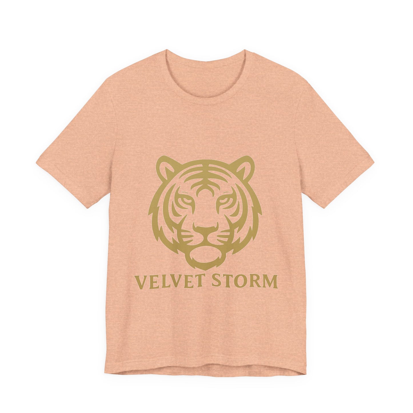 Stylish Tiger Print Tee, Unisex Jersey T-Shirt, Relaxed Fit Top, Gift for Wildlife Lovers, Casual Wear