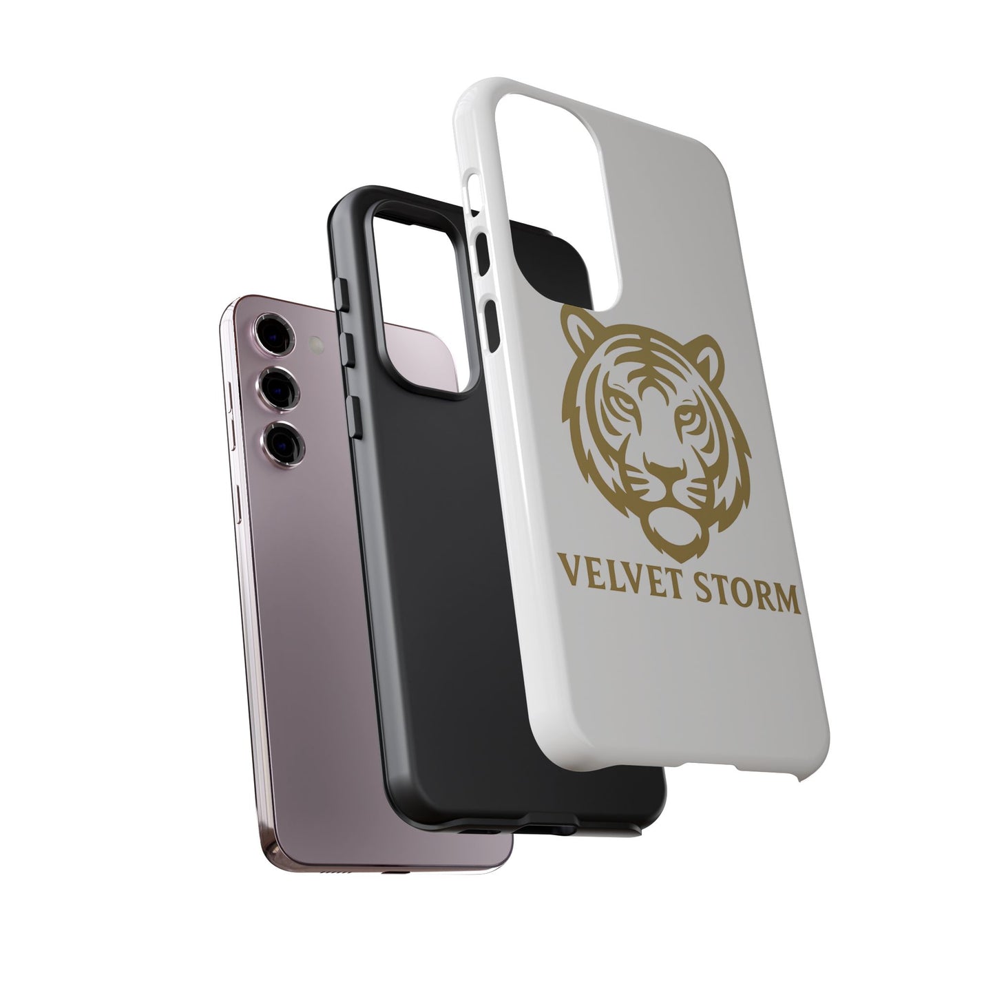 Stylish Phone Case for Tough Protection, Tiger Design, Velvet Storm, Gifts for Animal Lovers, Unique Phone Accessories