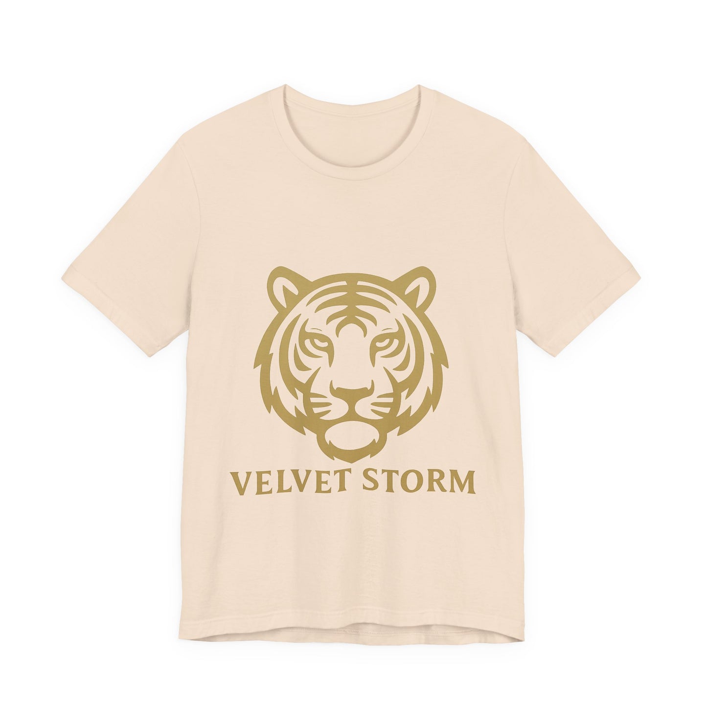 Stylish Tiger Print Tee, Unisex Jersey T-Shirt, Relaxed Fit Top, Gift for Wildlife Lovers, Casual Wear