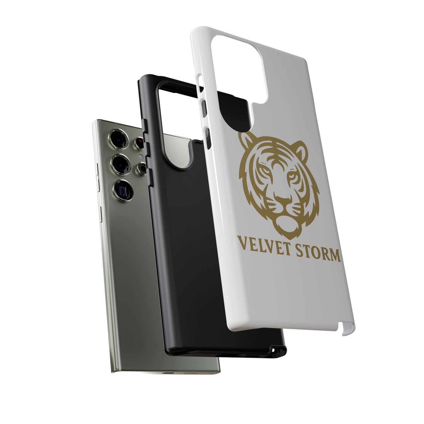 Stylish Phone Case for Tough Protection, Tiger Design, Velvet Storm, Gifts for Animal Lovers, Unique Phone Accessories