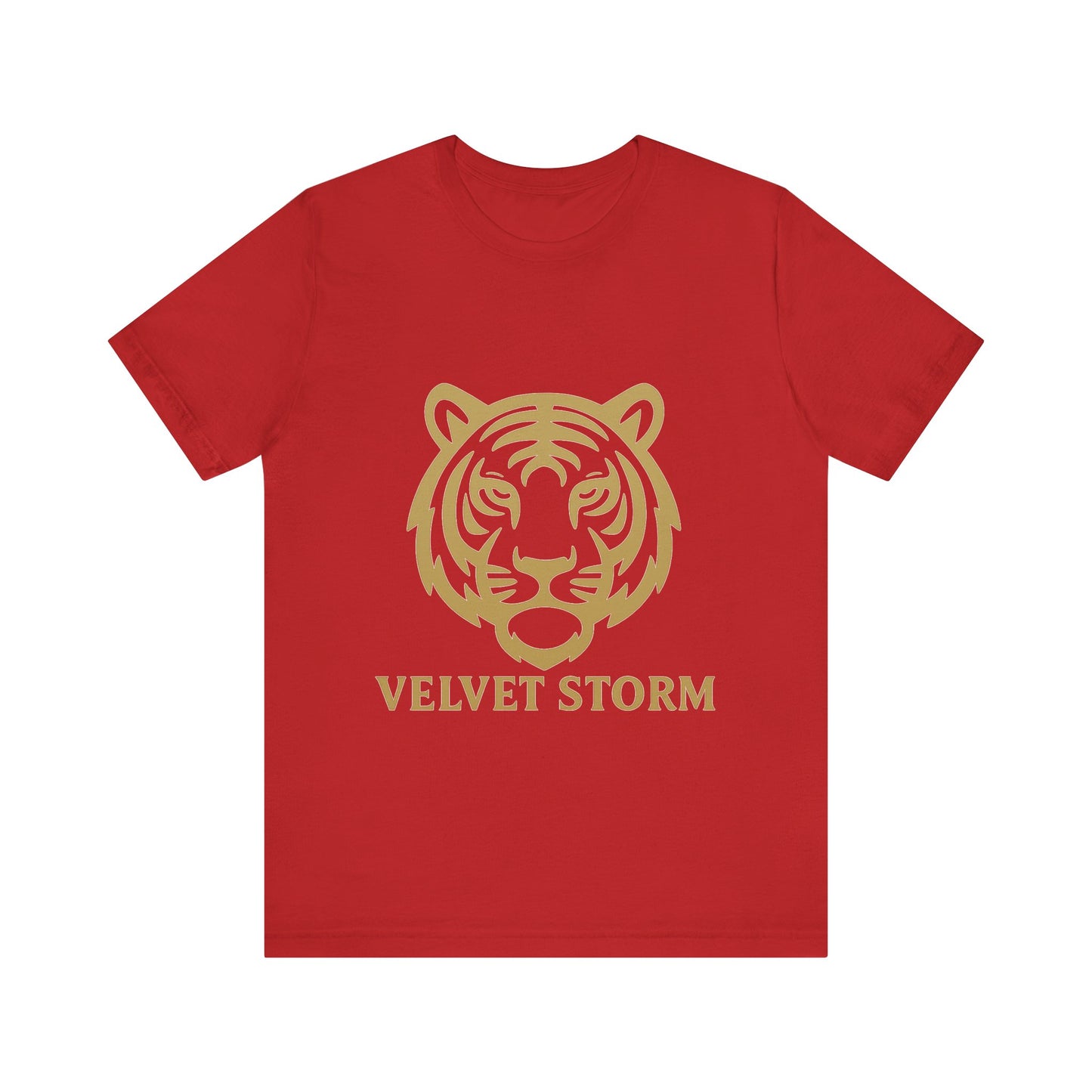 Stylish Tiger Print Tee, Unisex Jersey T-Shirt, Relaxed Fit Top, Gift for Wildlife Lovers, Casual Wear