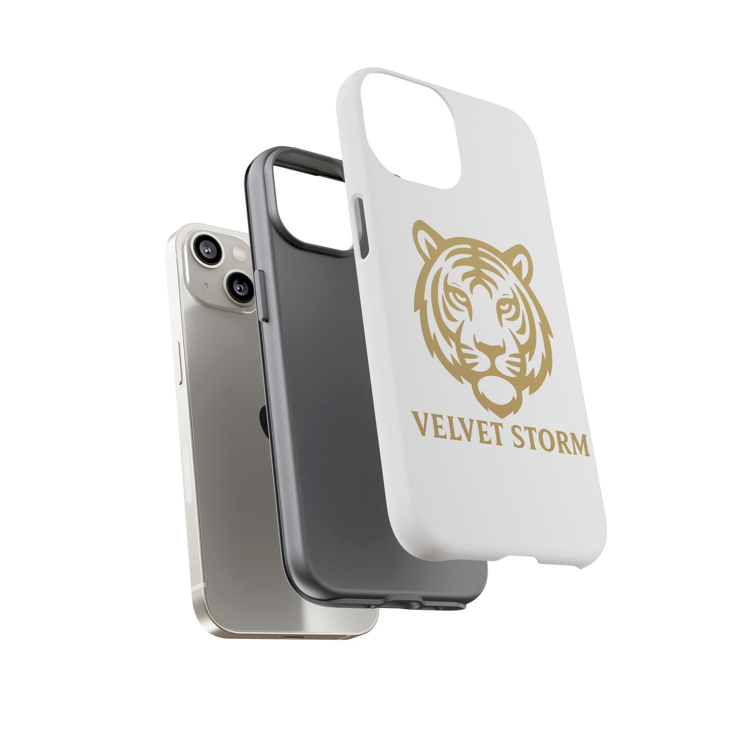 Stylish Phone Case for Tough Protection, Tiger Design, Velvet Storm, Gifts for Animal Lovers, Unique Phone Accessories