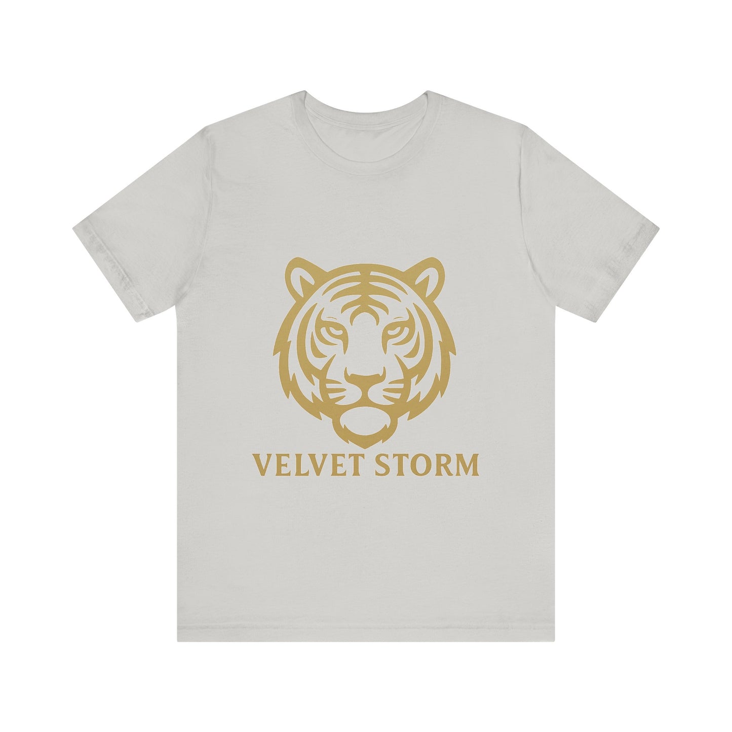 Stylish Tiger Print Tee, Unisex Jersey T-Shirt, Relaxed Fit Top, Gift for Wildlife Lovers, Casual Wear