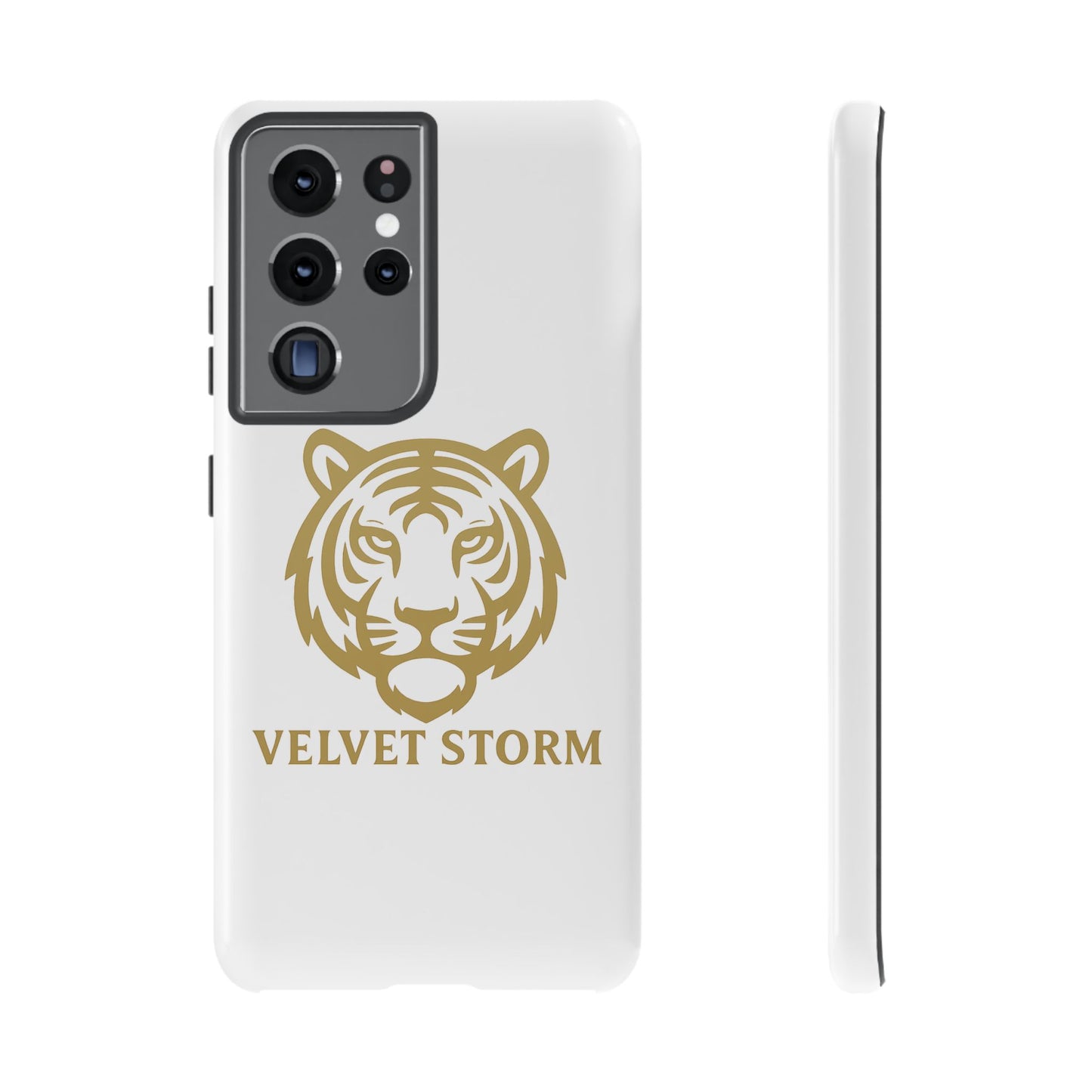Stylish Phone Case for Tough Protection, Tiger Design, Velvet Storm, Gifts for Animal Lovers, Unique Phone Accessories