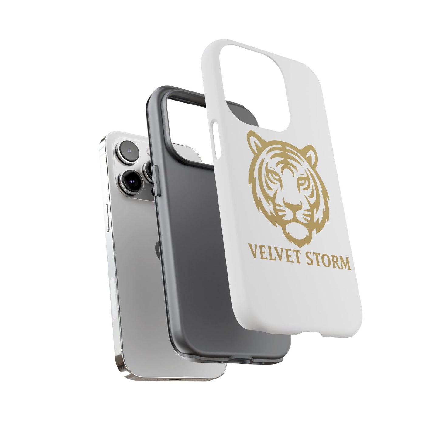 Stylish Phone Case for Tough Protection, Tiger Design, Velvet Storm, Gifts for Animal Lovers, Unique Phone Accessories