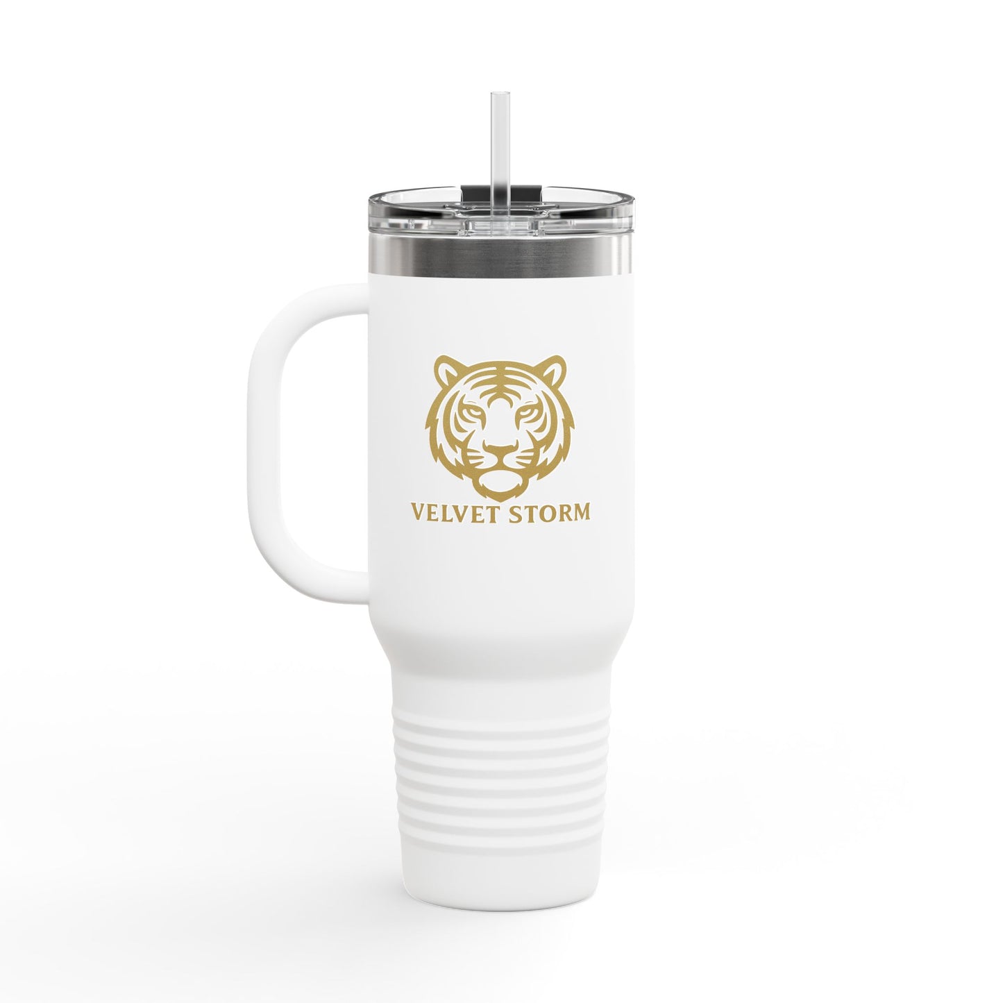 Travel Mug with Tiger Design | Insulated 40oz Cup | Perfect for Adventures, Gifting, and Daily Use