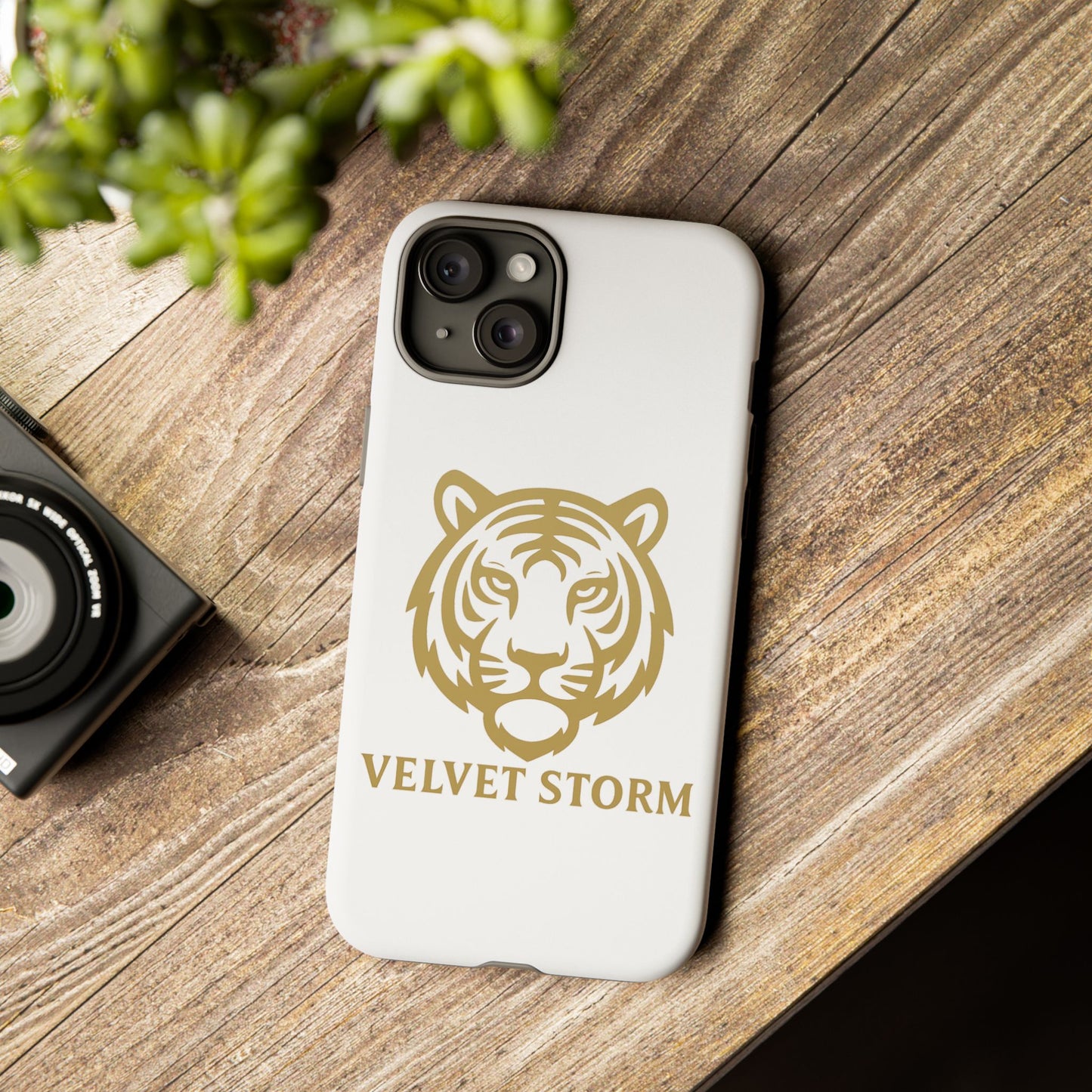 Stylish Phone Case for Tough Protection, Tiger Design, Velvet Storm, Gifts for Animal Lovers, Unique Phone Accessories