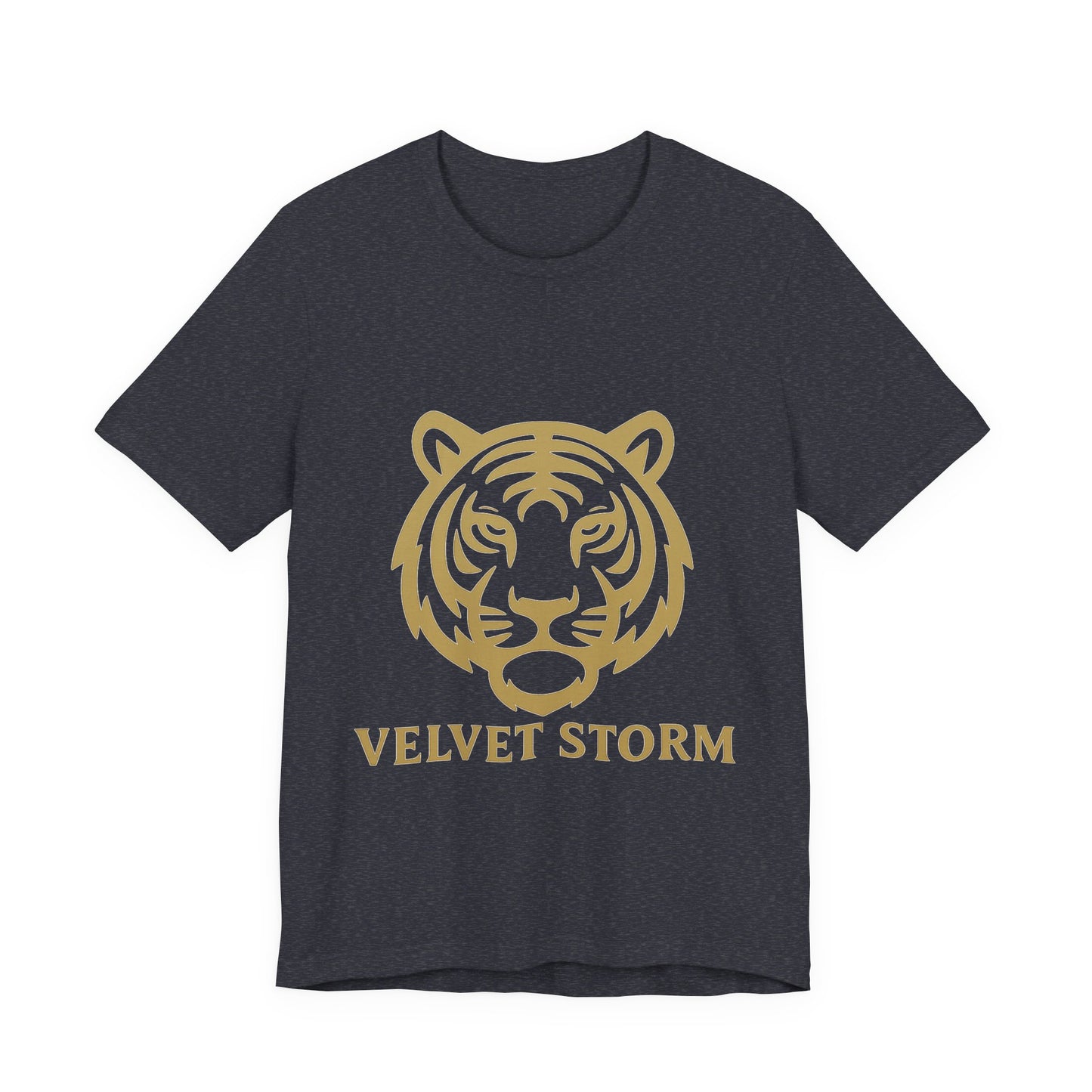 Stylish Tiger Print Tee, Unisex Jersey T-Shirt, Relaxed Fit Top, Gift for Wildlife Lovers, Casual Wear