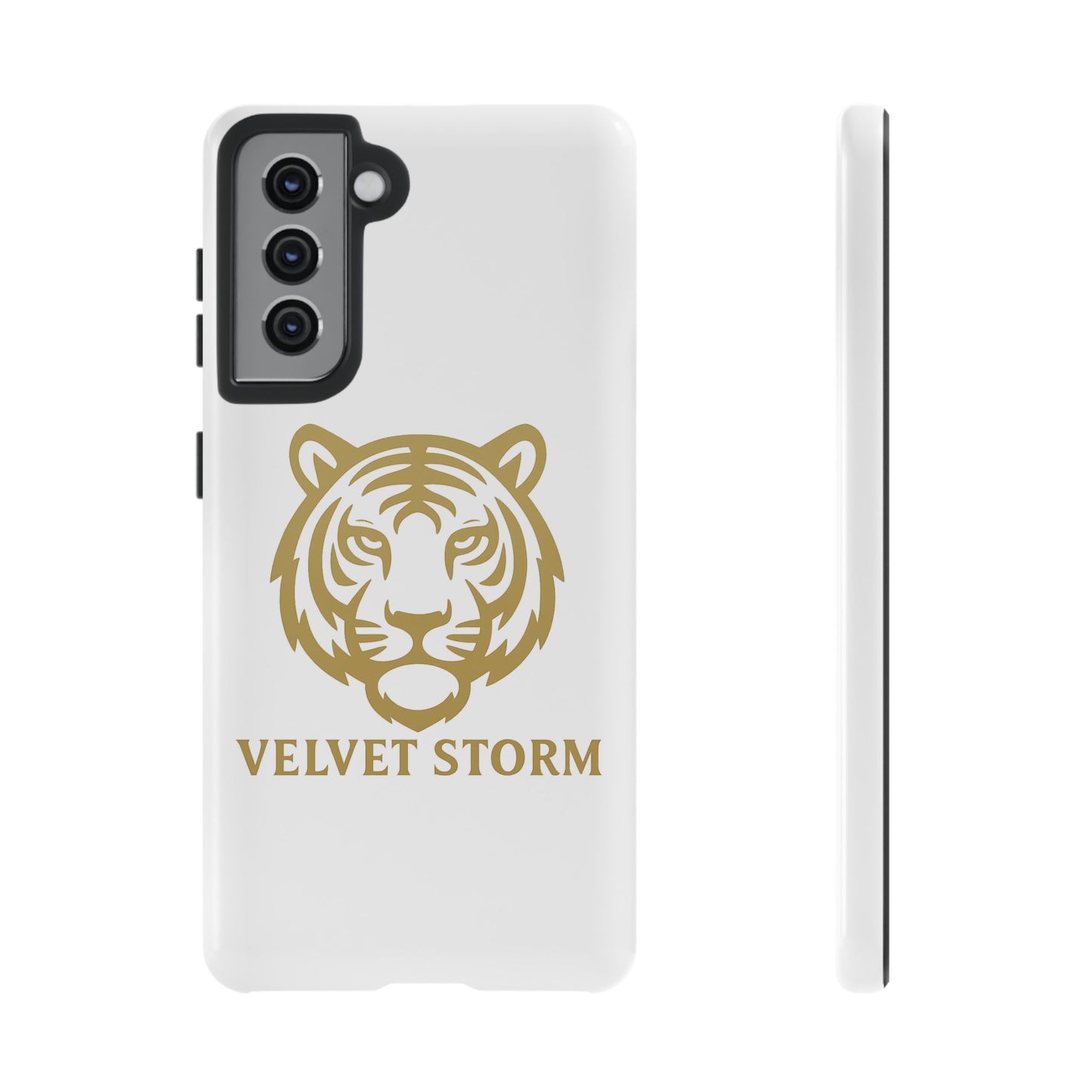 Stylish Phone Case for Tough Protection, Tiger Design, Velvet Storm, Gifts for Animal Lovers, Unique Phone Accessories