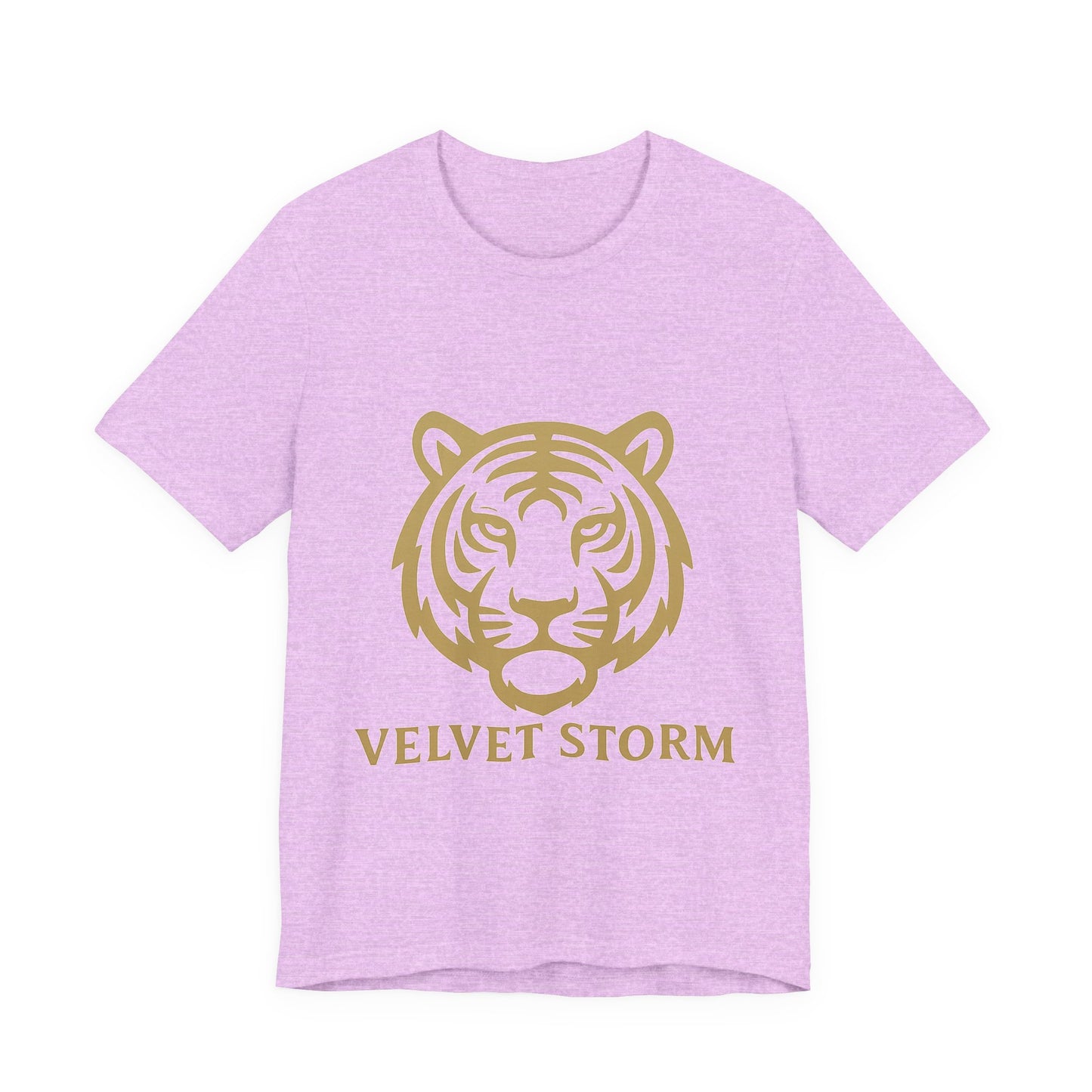 Stylish Tiger Print Tee, Unisex Jersey T-Shirt, Relaxed Fit Top, Gift for Wildlife Lovers, Casual Wear
