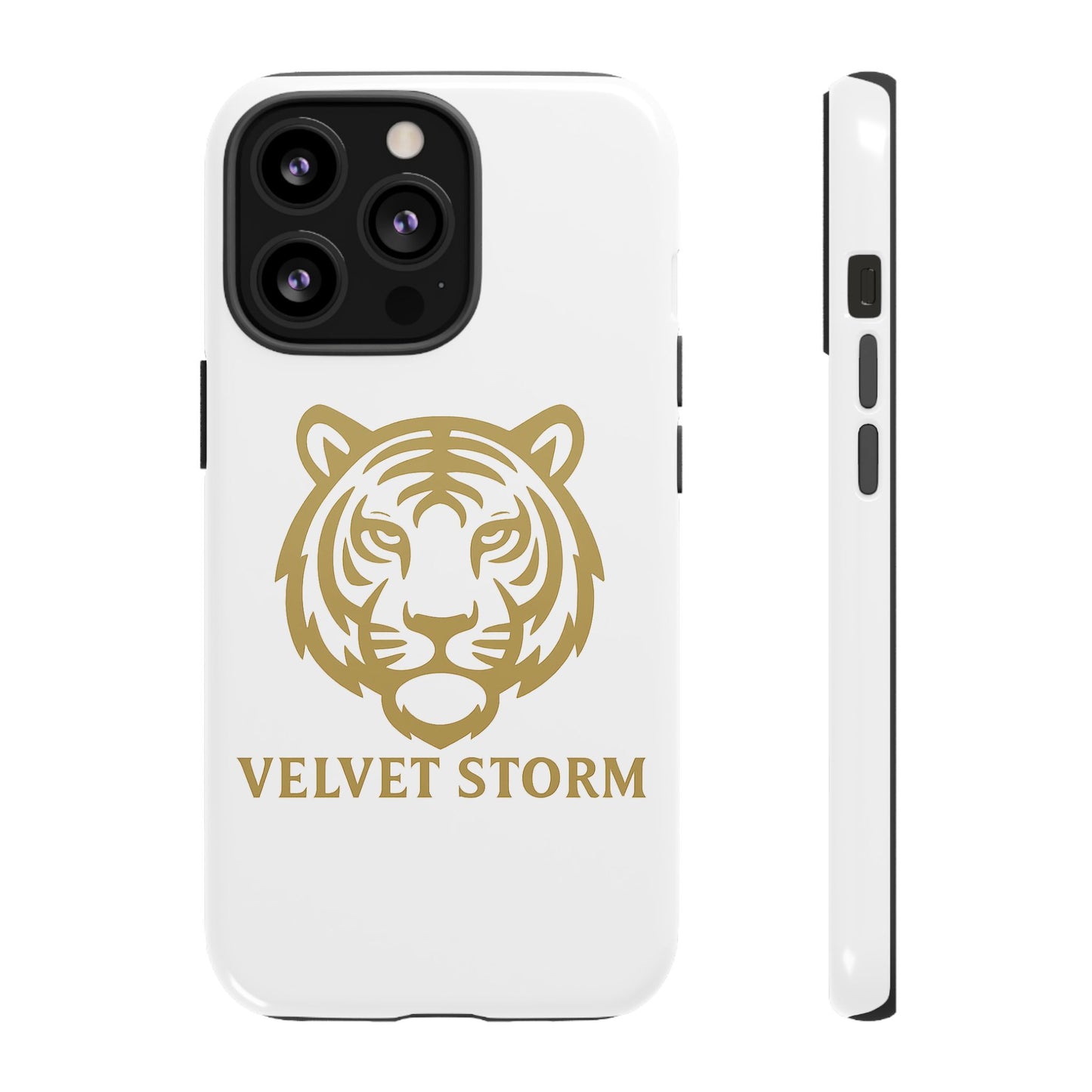 Stylish Phone Case for Tough Protection, Tiger Design, Velvet Storm, Gifts for Animal Lovers, Unique Phone Accessories