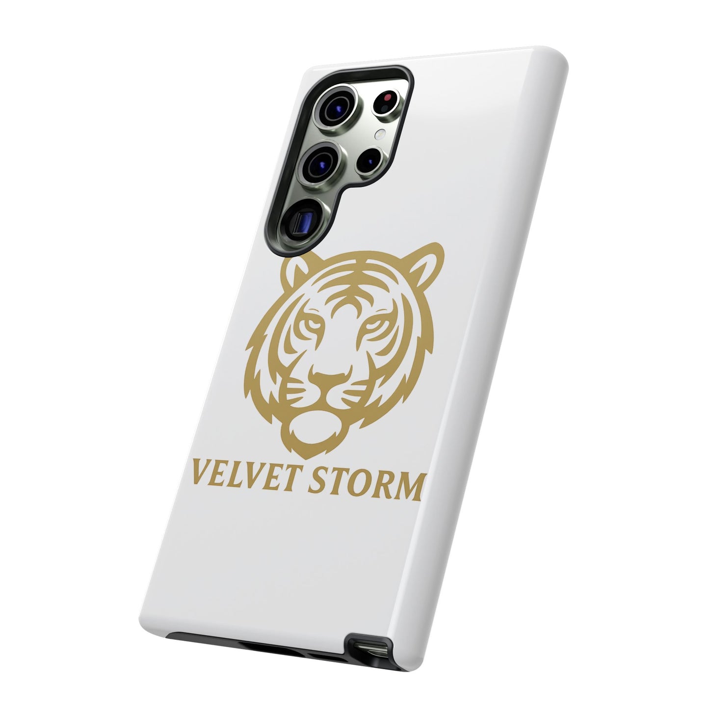 Stylish Phone Case for Tough Protection, Tiger Design, Velvet Storm, Gifts for Animal Lovers, Unique Phone Accessories