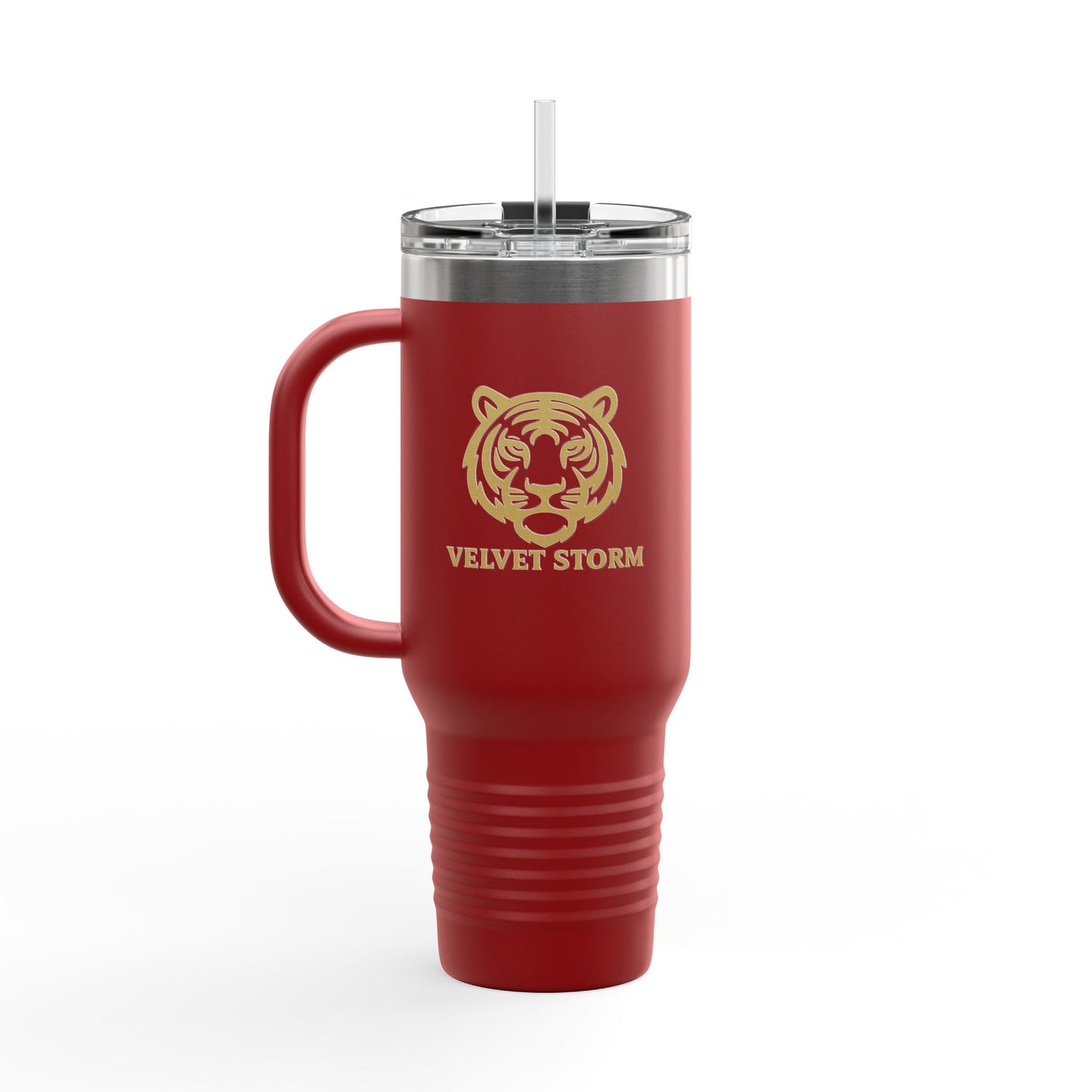Travel Mug with Tiger Design | Insulated 40oz Cup | Perfect for Adventures, Gifting, and Daily Use