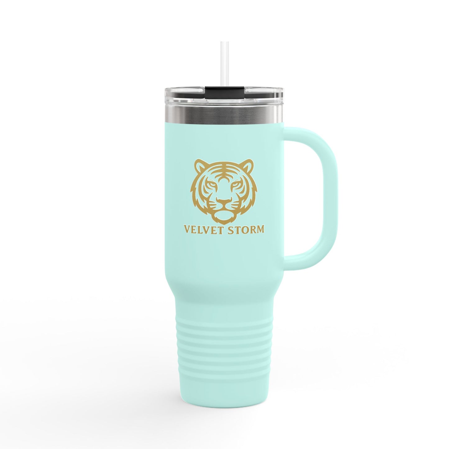 Travel Mug with Tiger Design | Insulated 40oz Cup | Perfect for Adventures, Gifting, and Daily Use