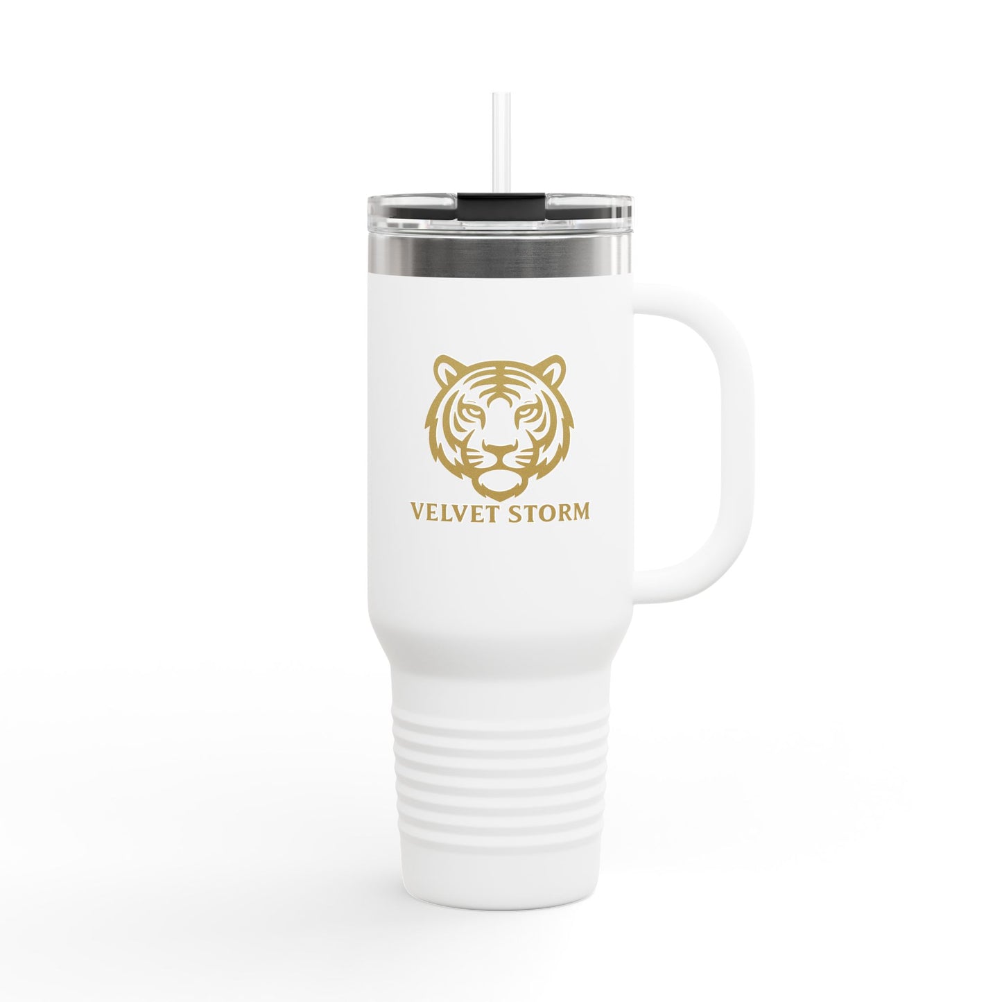 Travel Mug with Tiger Design | Insulated 40oz Cup | Perfect for Adventures, Gifting, and Daily Use