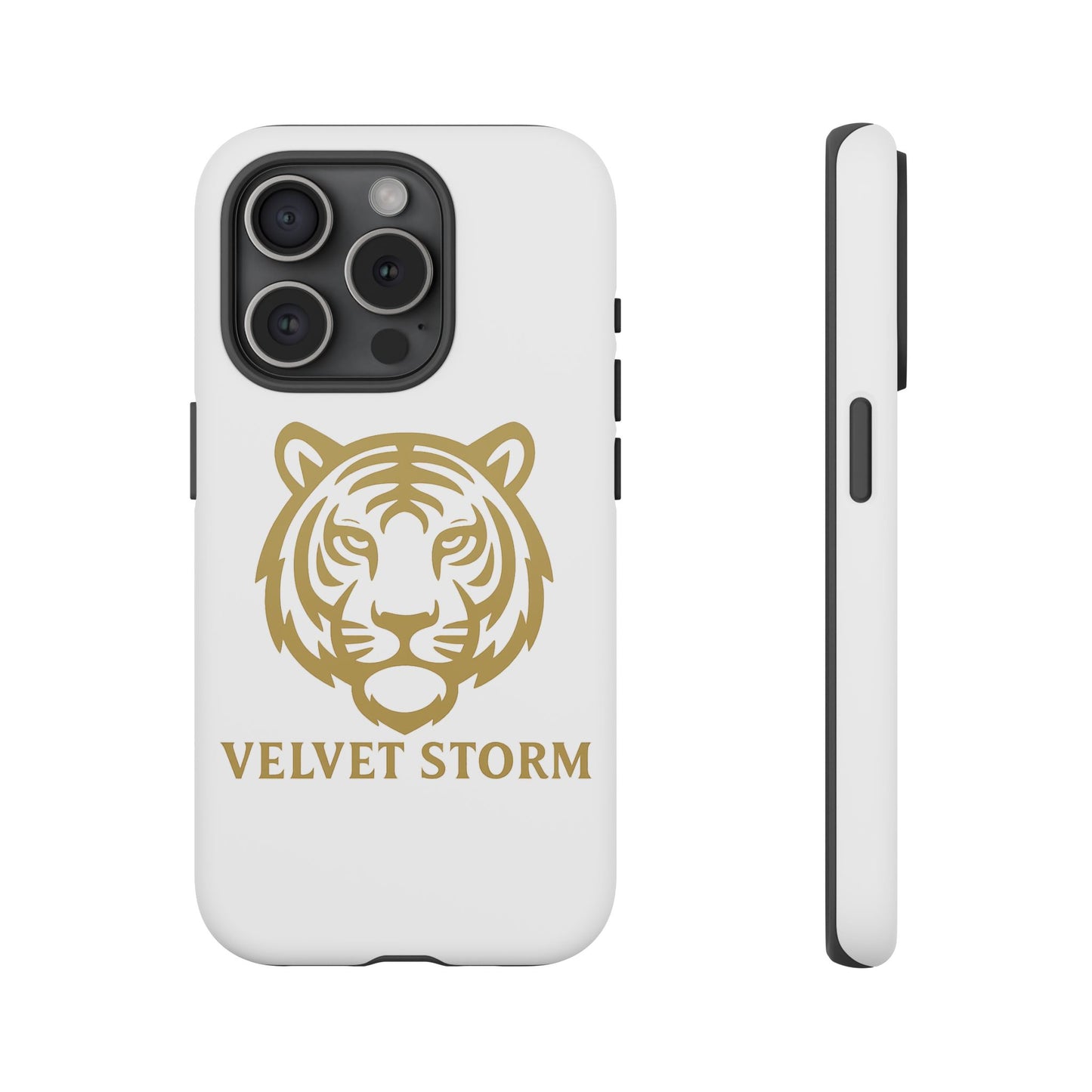 Stylish Phone Case for Tough Protection, Tiger Design, Velvet Storm, Gifts for Animal Lovers, Unique Phone Accessories