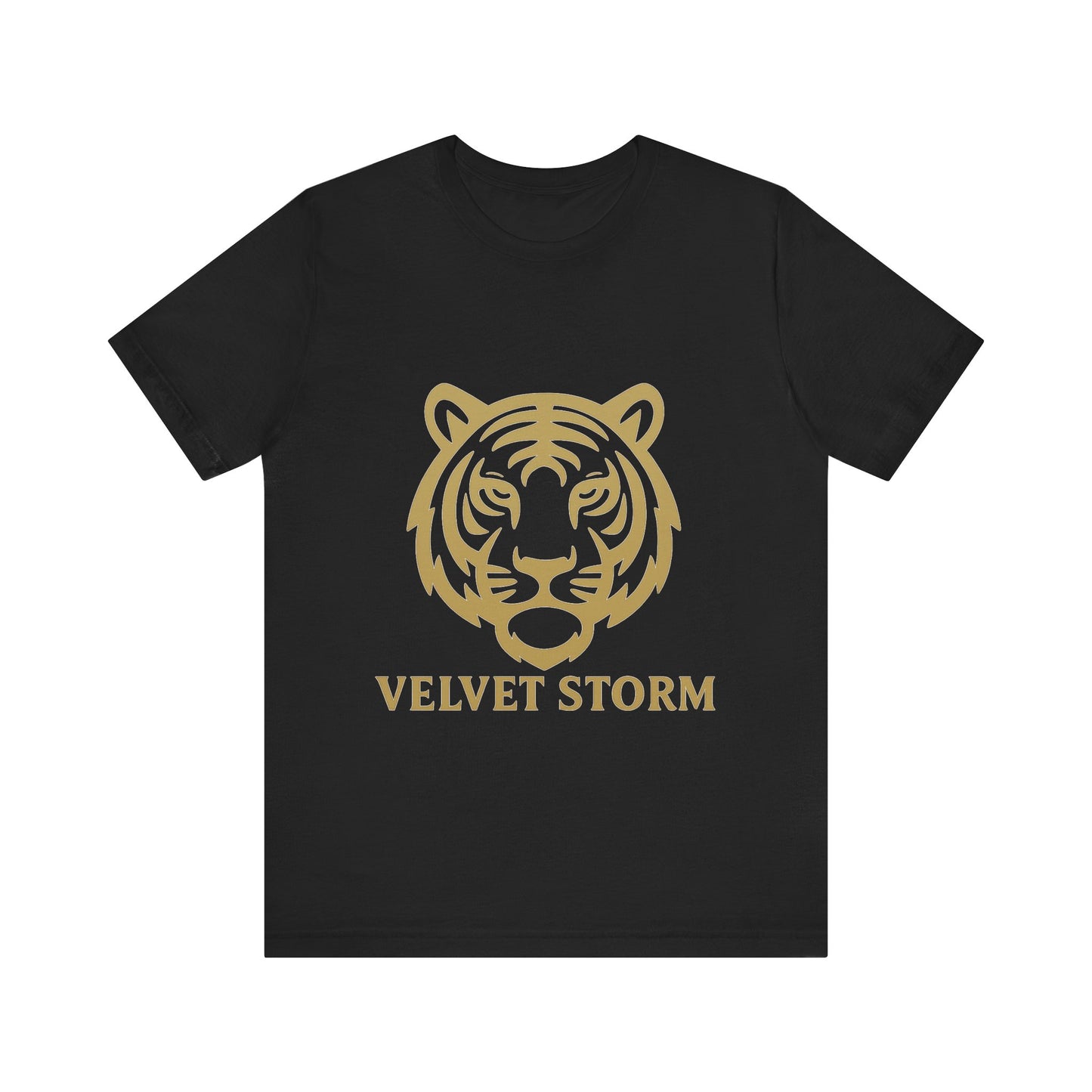 Stylish Tiger Print Tee, Unisex Jersey T-Shirt, Relaxed Fit Top, Gift for Wildlife Lovers, Casual Wear
