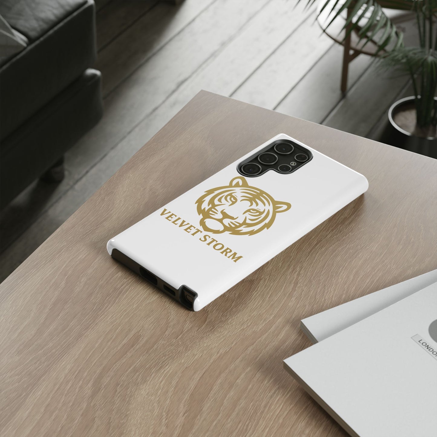 Stylish Phone Case for Tough Protection, Tiger Design, Velvet Storm, Gifts for Animal Lovers, Unique Phone Accessories