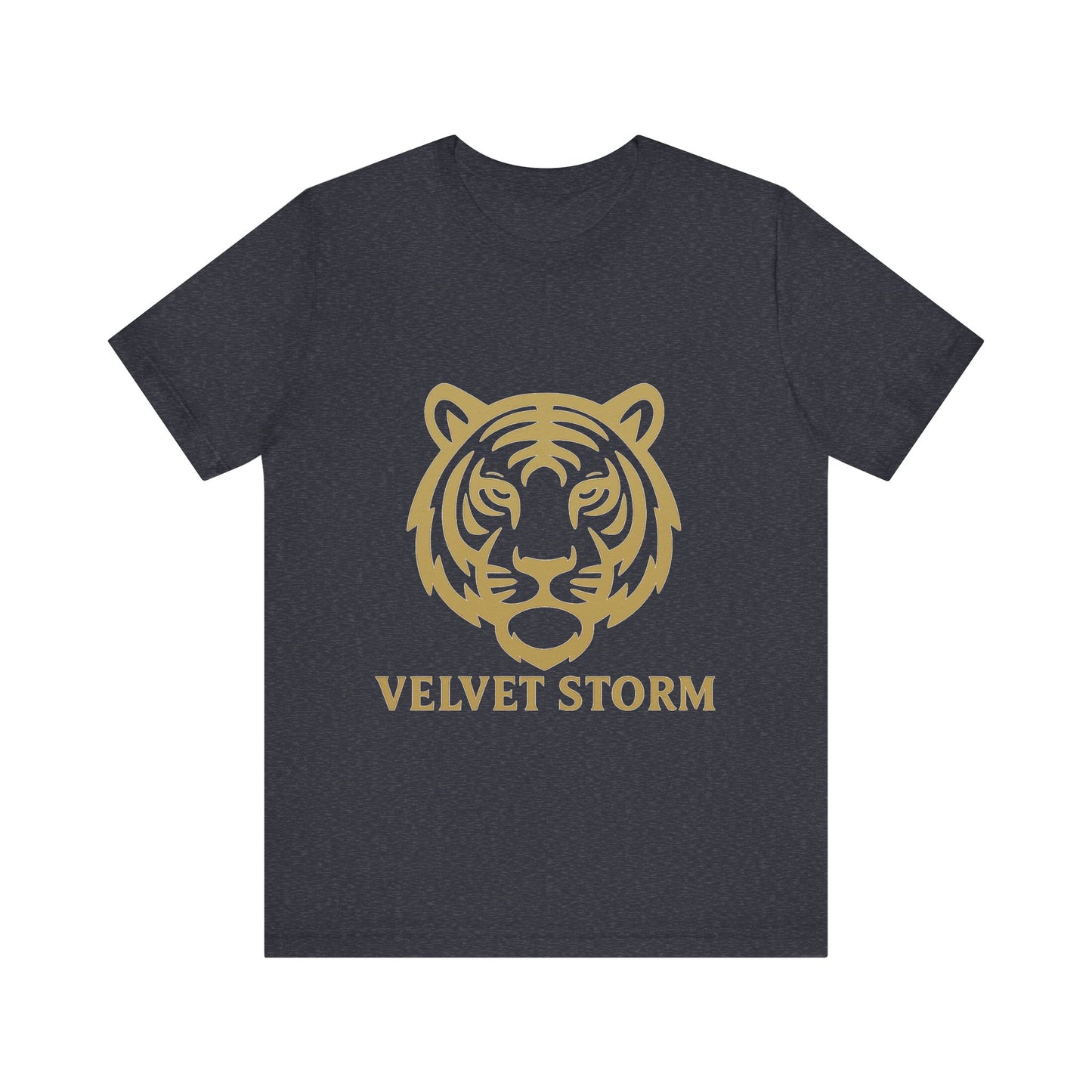 Stylish Tiger Print Tee, Unisex Jersey T-Shirt, Relaxed Fit Top, Gift for Wildlife Lovers, Casual Wear