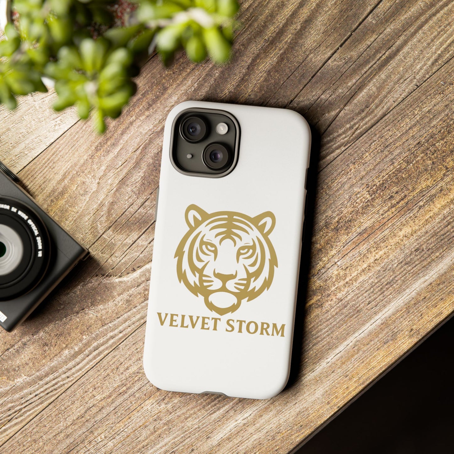 Stylish Phone Case for Tough Protection, Tiger Design, Velvet Storm, Gifts for Animal Lovers, Unique Phone Accessories
