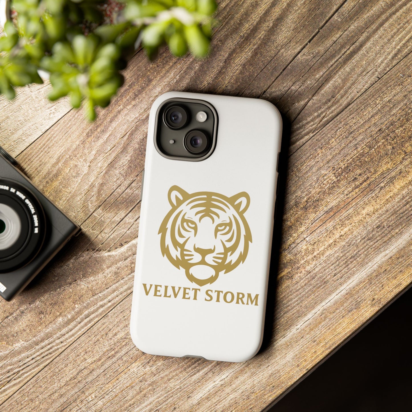 Stylish Phone Case for Tough Protection, Tiger Design, Velvet Storm, Gifts for Animal Lovers, Unique Phone Accessories
