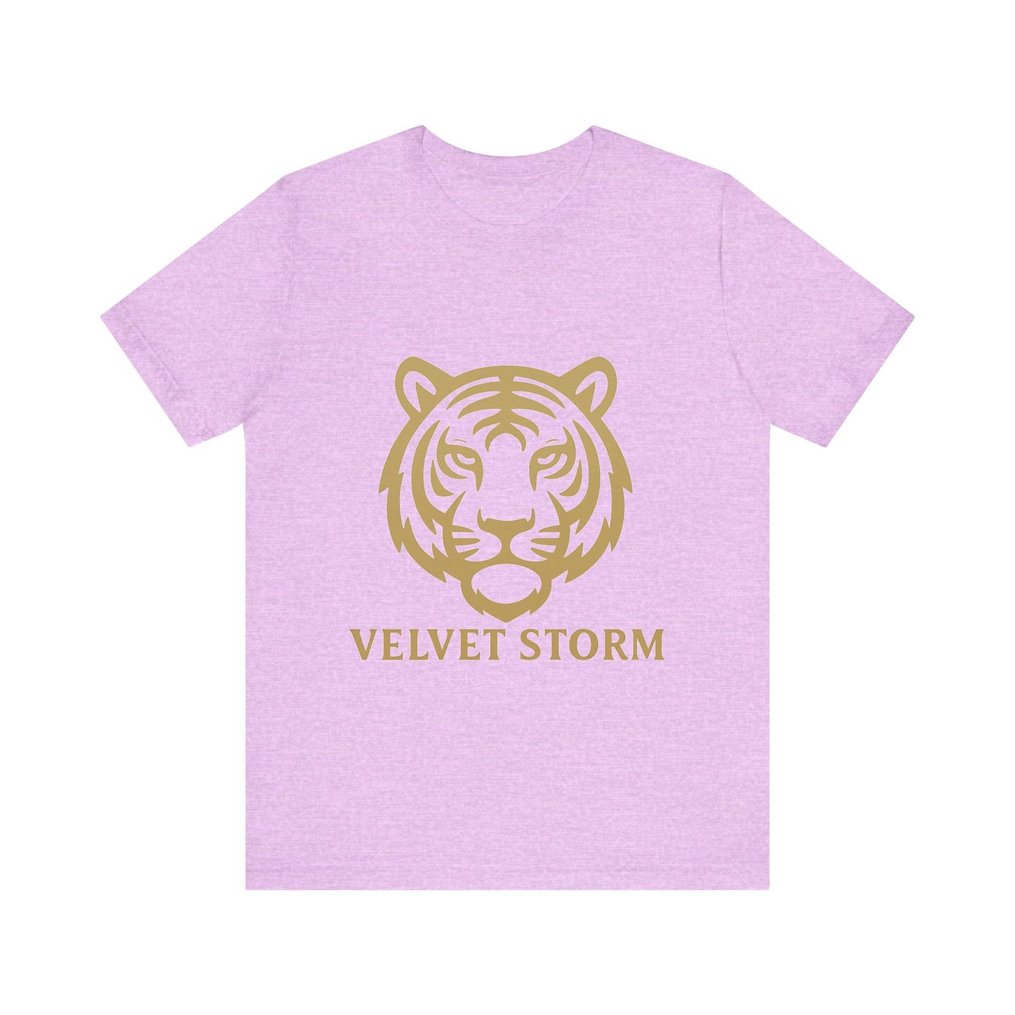 Stylish Tiger Print Tee, Unisex Jersey T-Shirt, Relaxed Fit Top, Gift for Wildlife Lovers, Casual Wear