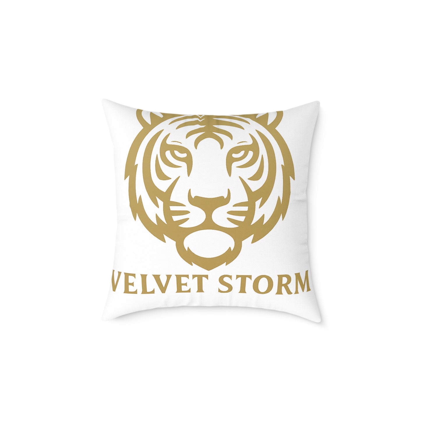 Bold Tiger Print Poly Canvas Pillow, Decorative Throw Pillow, Living Room Accent, Gift for Animal Lovers, Modern Home Decor