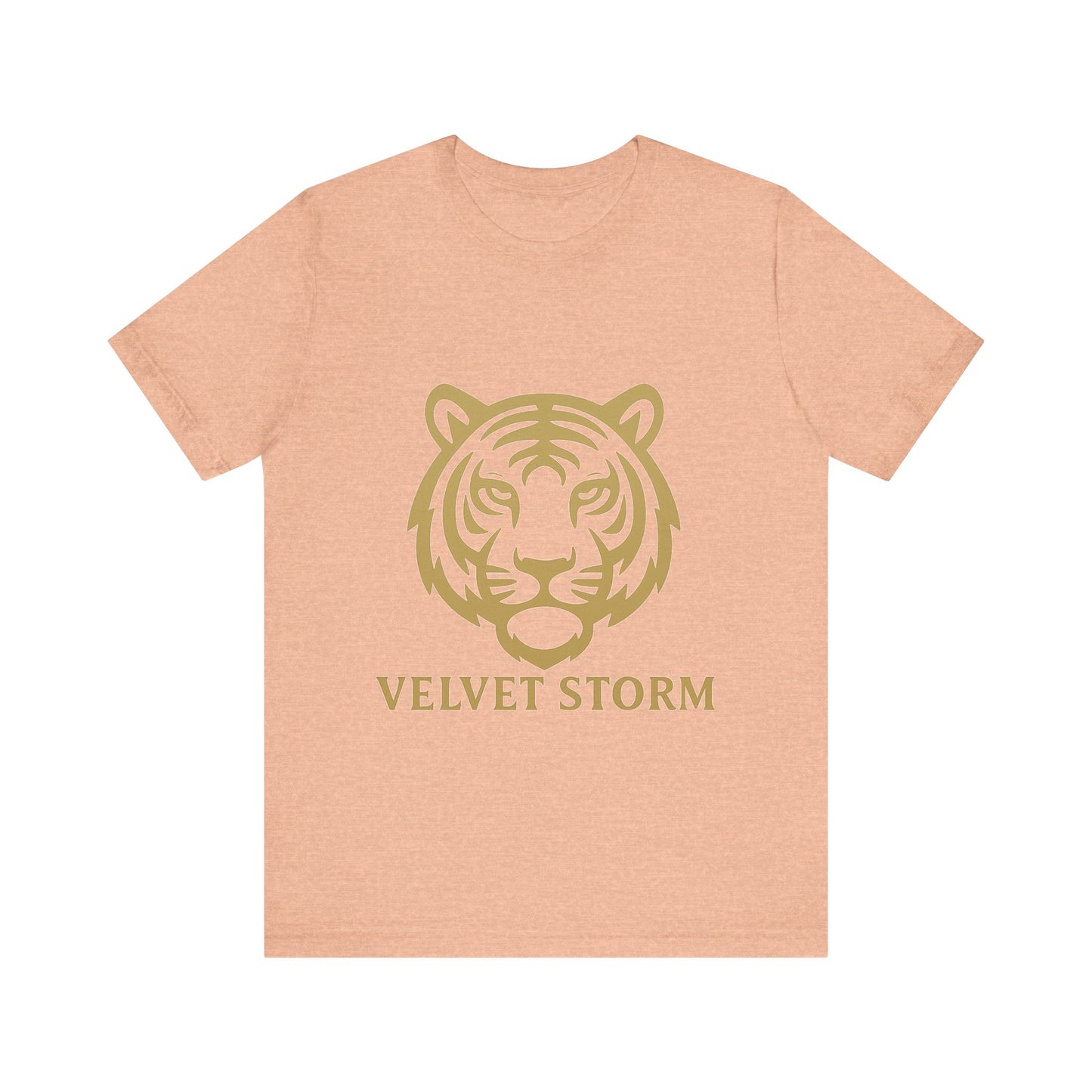Stylish Tiger Print Tee, Unisex Jersey T-Shirt, Relaxed Fit Top, Gift for Wildlife Lovers, Casual Wear